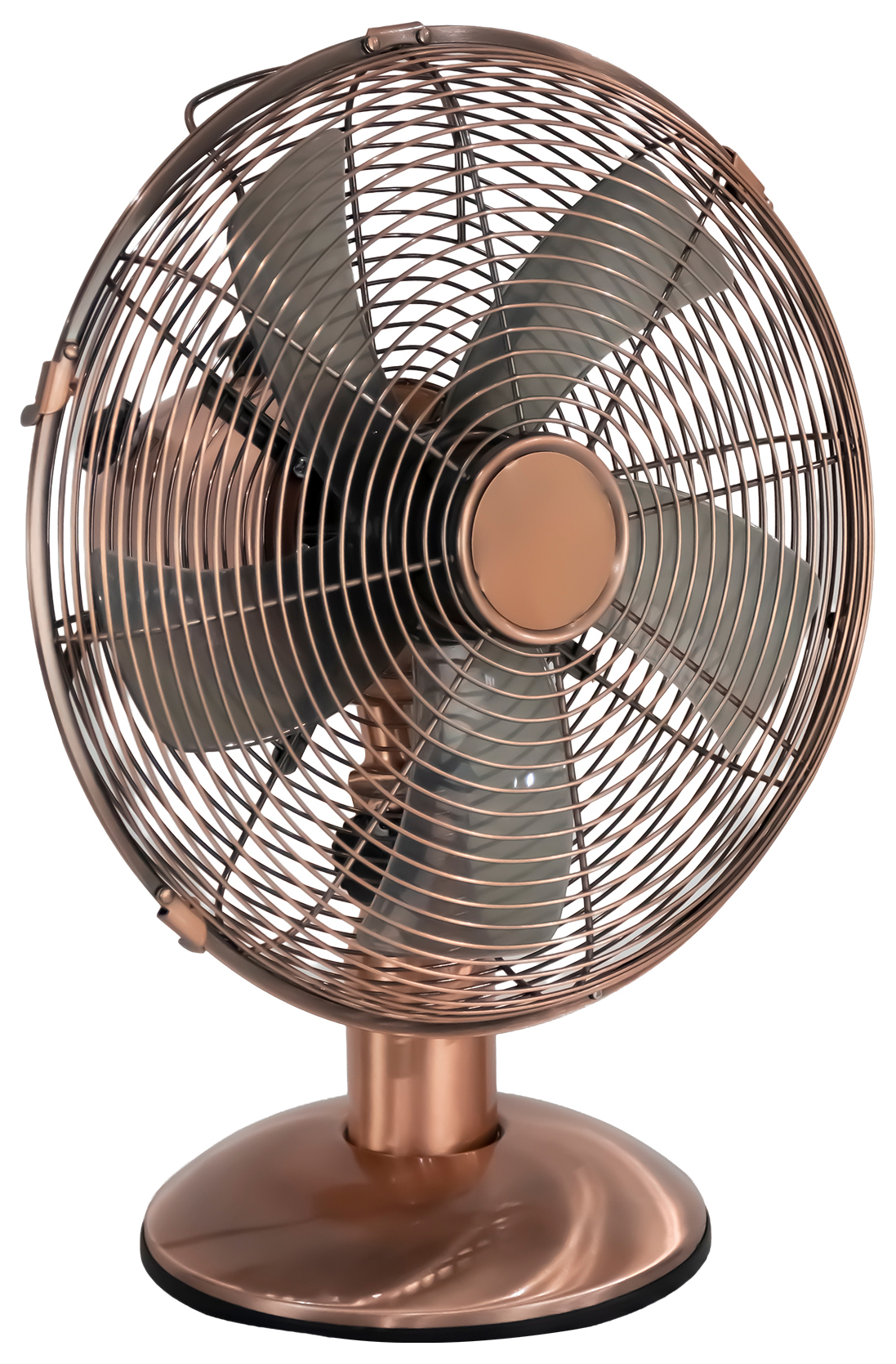 Fine Elements Copper Finish Desk Fan - 12in