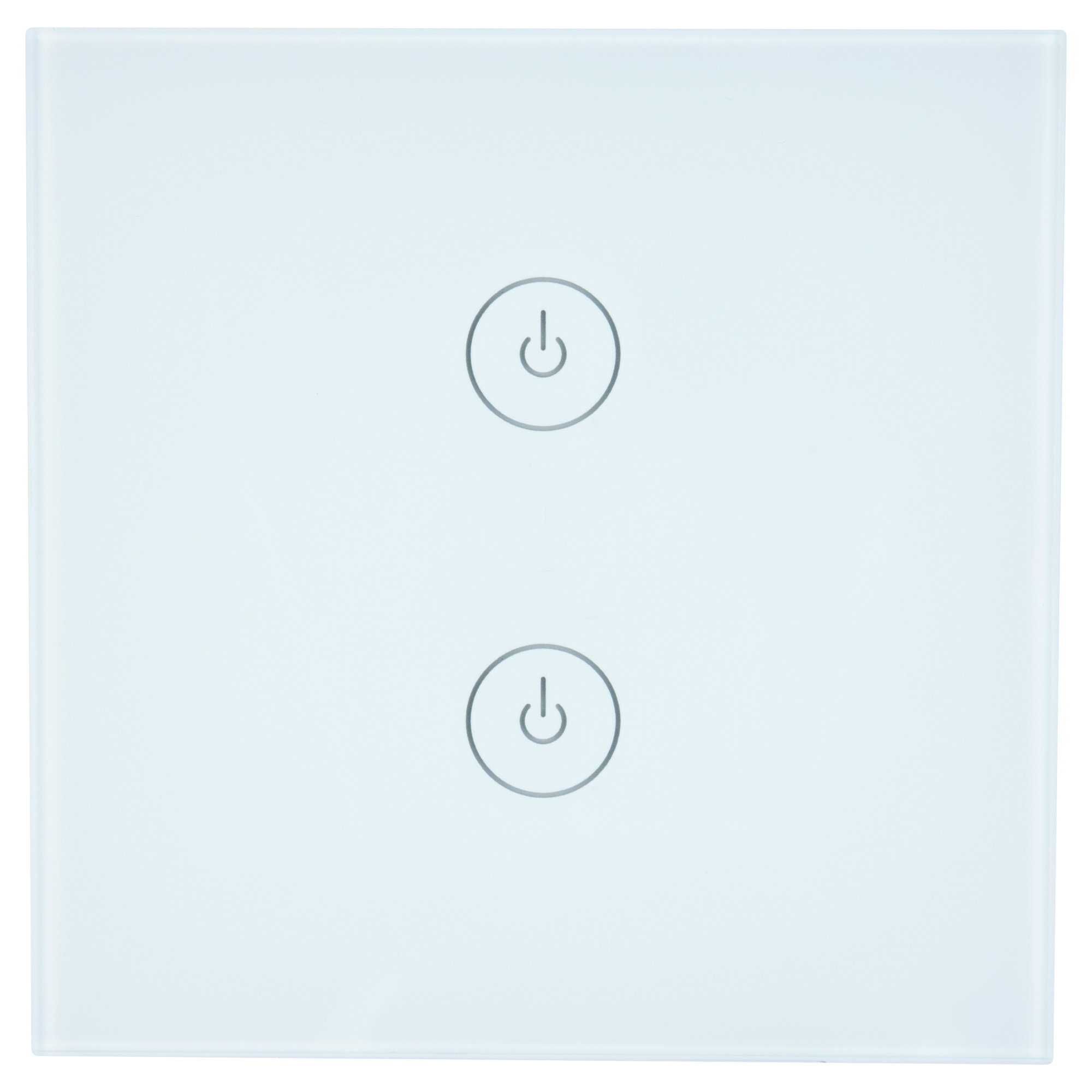 TCP 2 Gang 1 Way Smart Light Switch - White