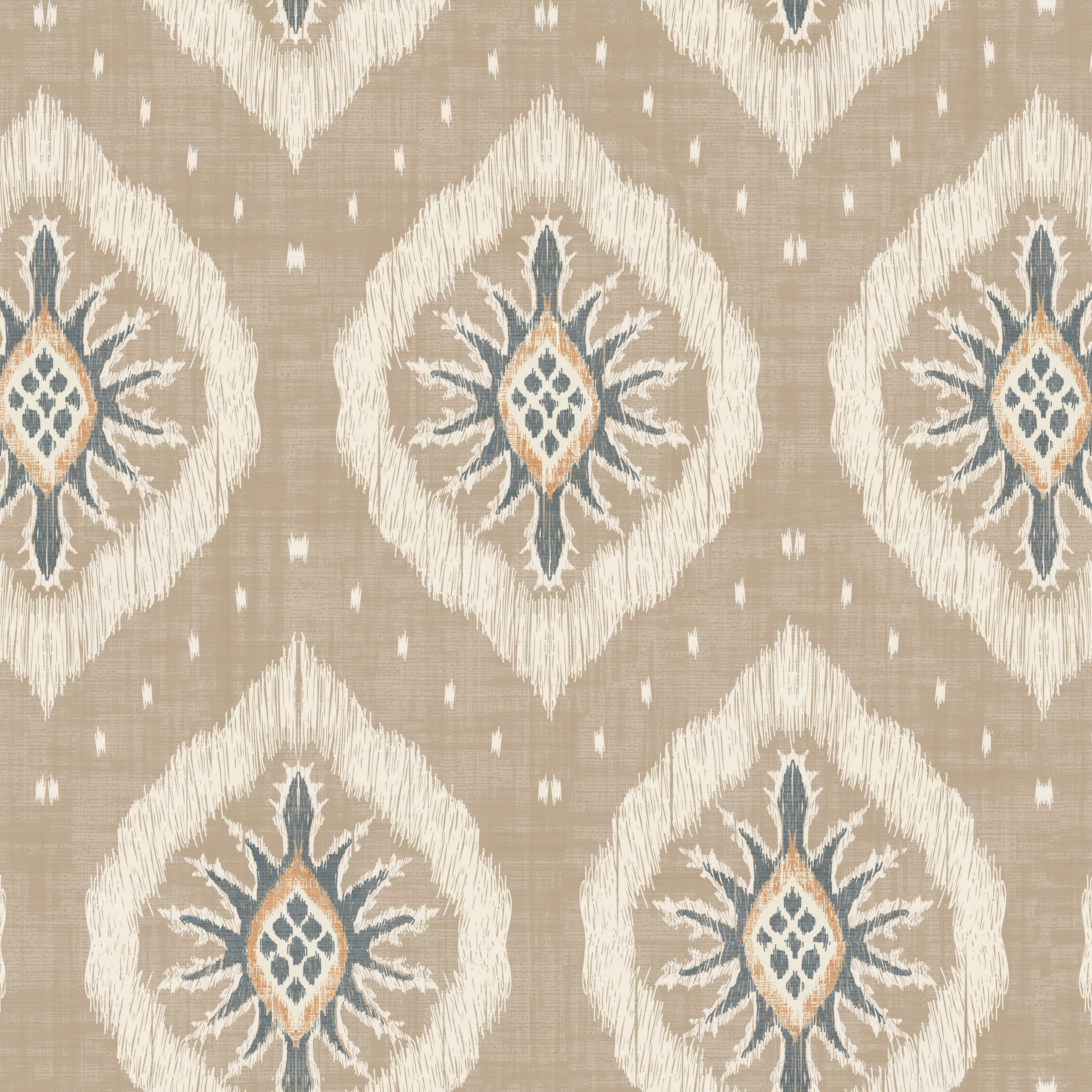 Esselle Home Odina Ikat Natural Wallpaper