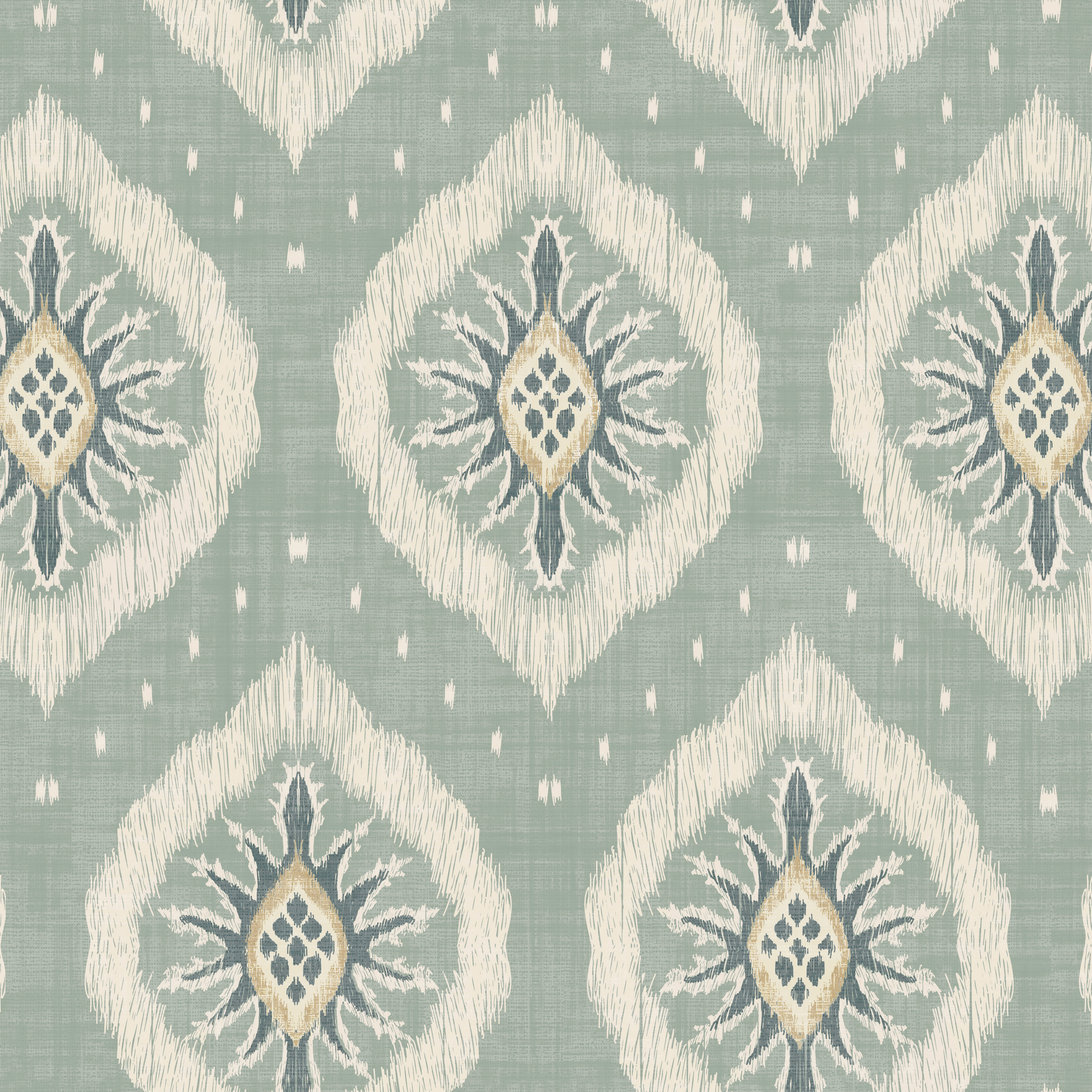 Esselle Home Odina Ikat Seafoam Wallpaper