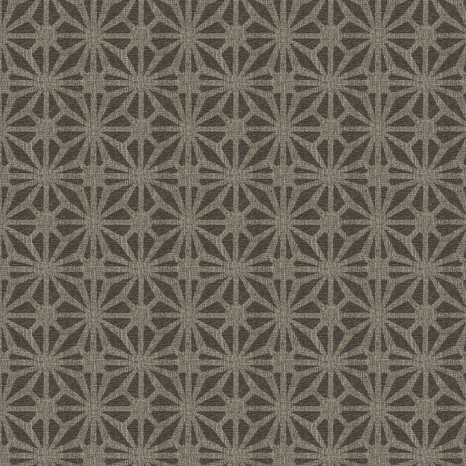 Arthouse Moorish Mosaic Chocolate Brown Wallpaper
