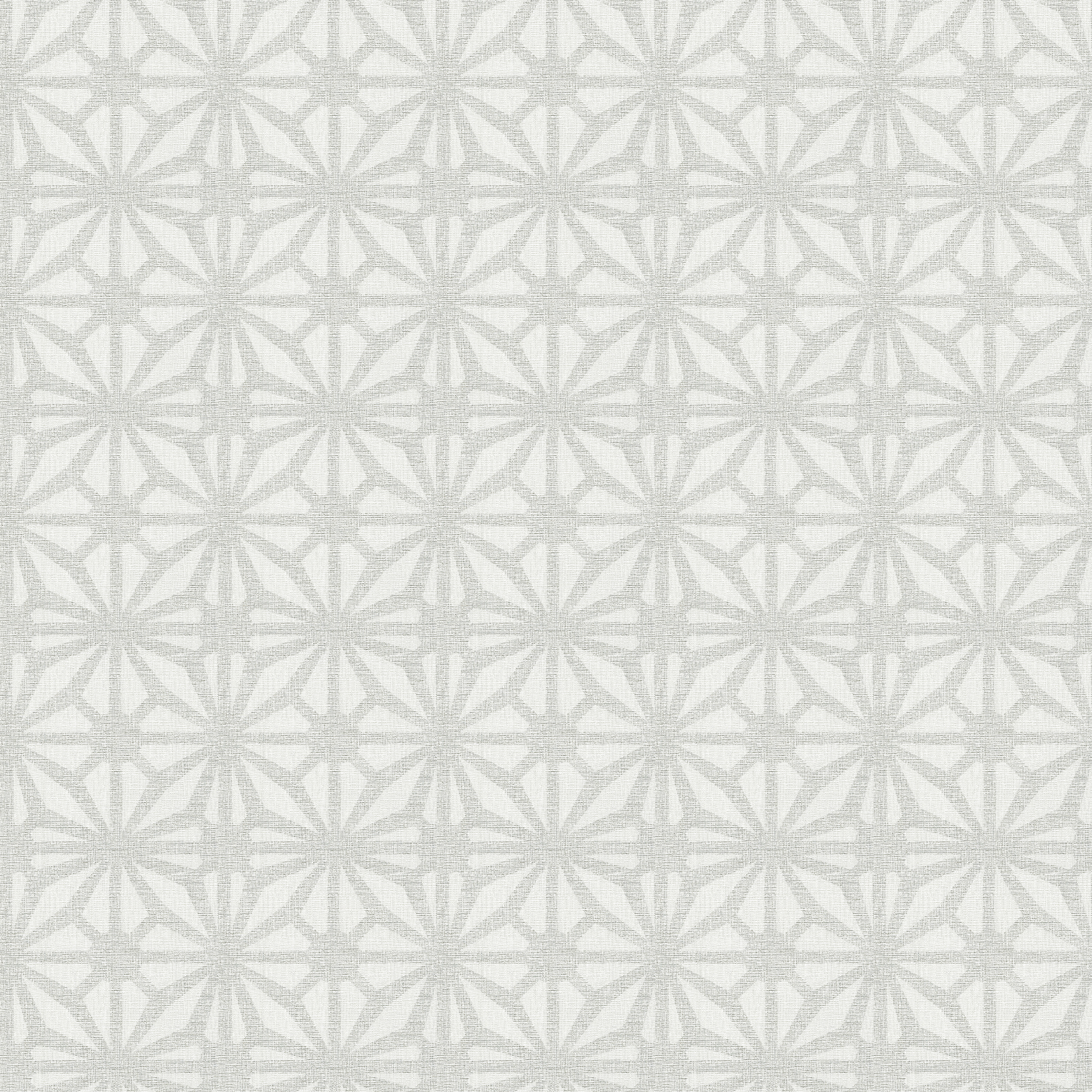 Arthouse Moorish Mosaic Light Grey and Silver Wallpaper