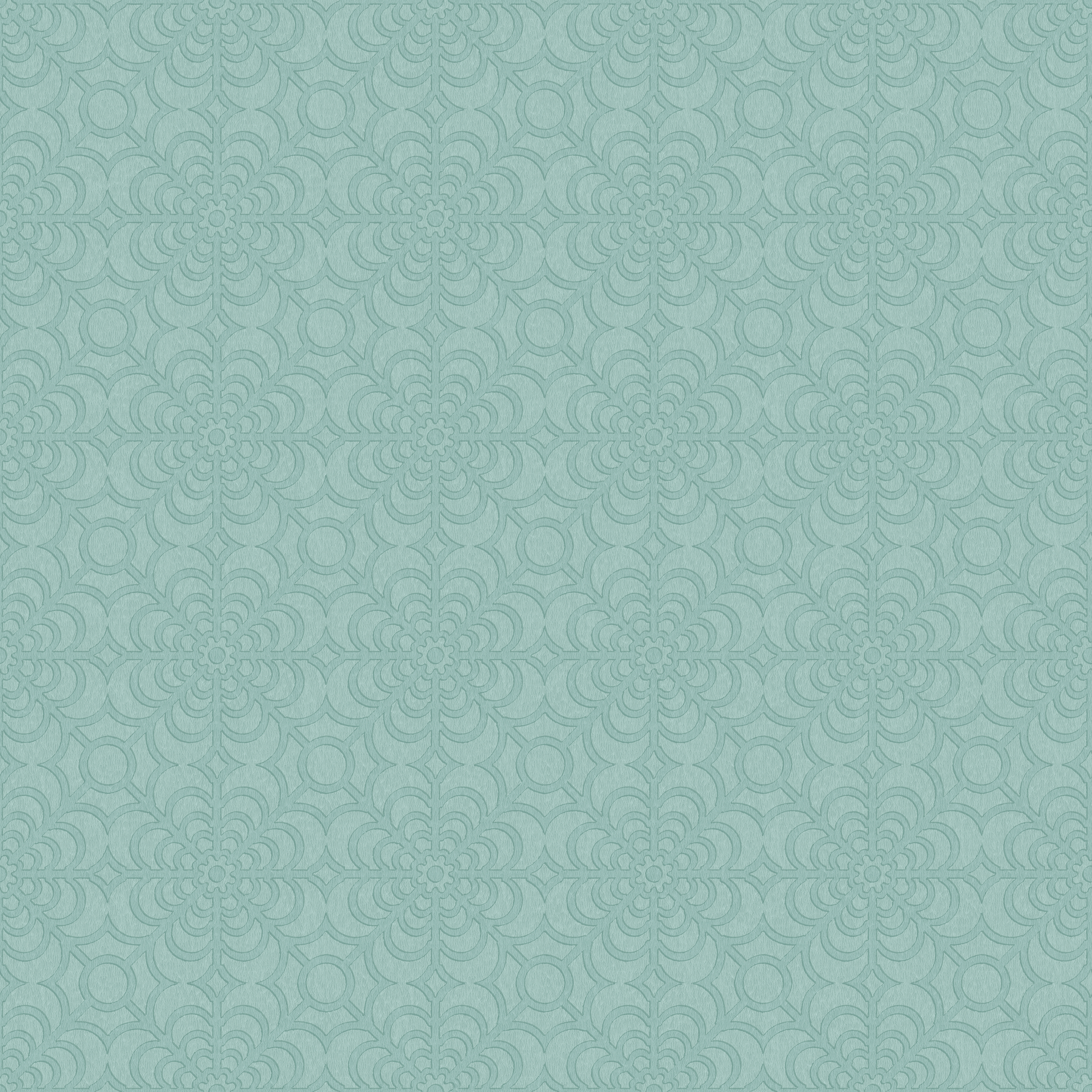 RHS Dandy Floral Soft Blue Wallpaper