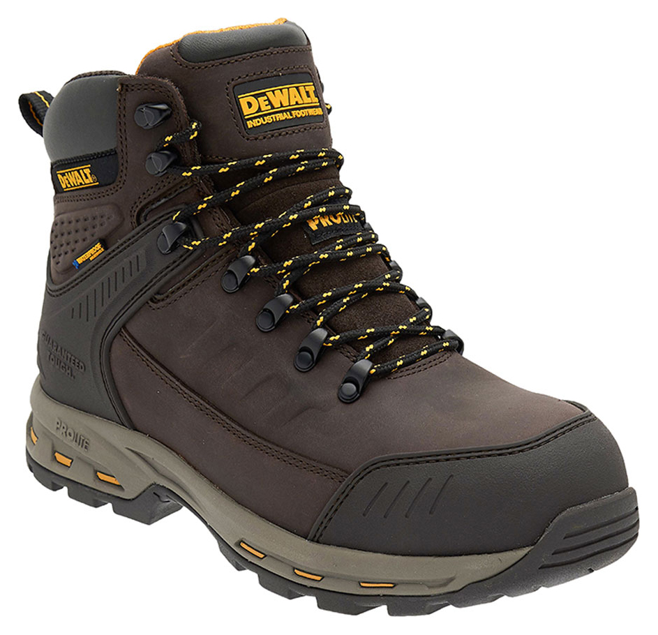 Dewalt Kirksville S3 Pro-lite Brown Safety Boots - Size 12