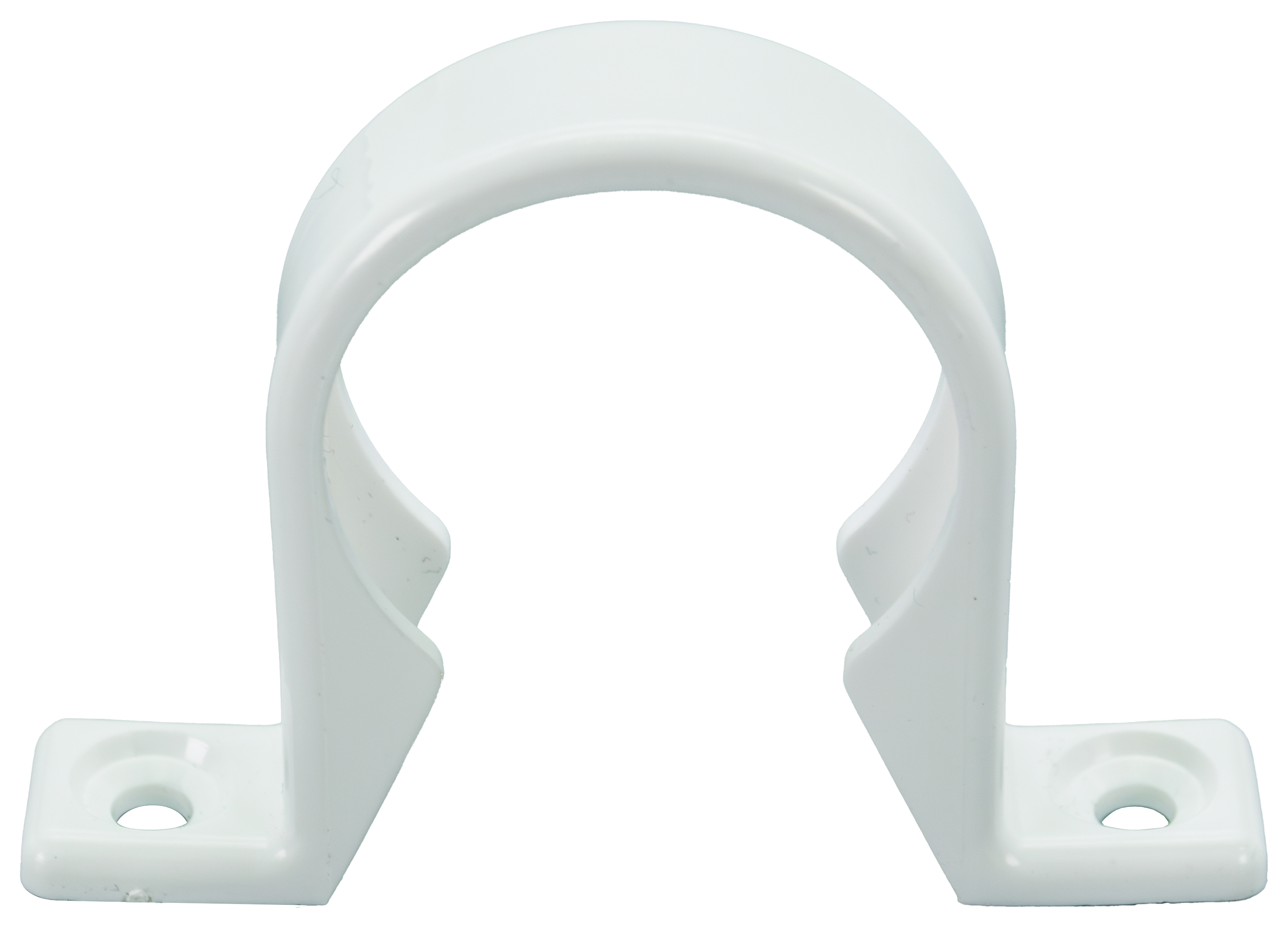 Floplast WS35W White Solvent Weld Waste Pipe Clips - 40mm - Pack of 3