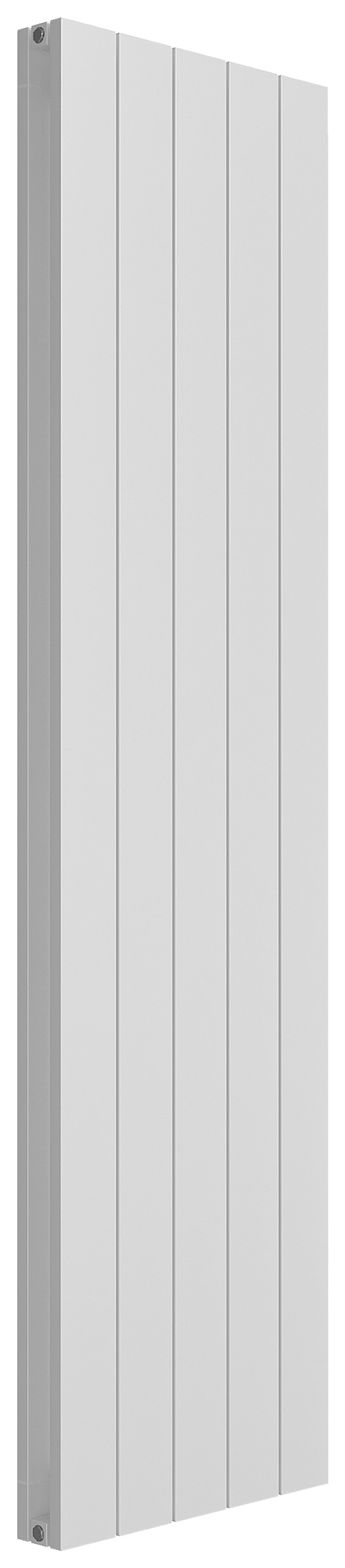 Kudox White AluLite Double Panel Flat Vertical Designer Radiator - 1800 x 470mm