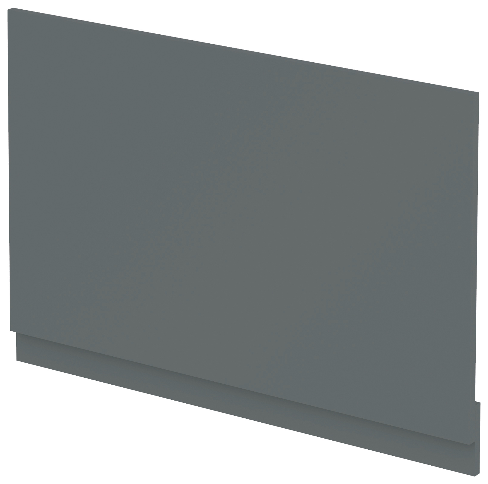 Halite Waterproof Bath End Panel Matt Grey - 800mm