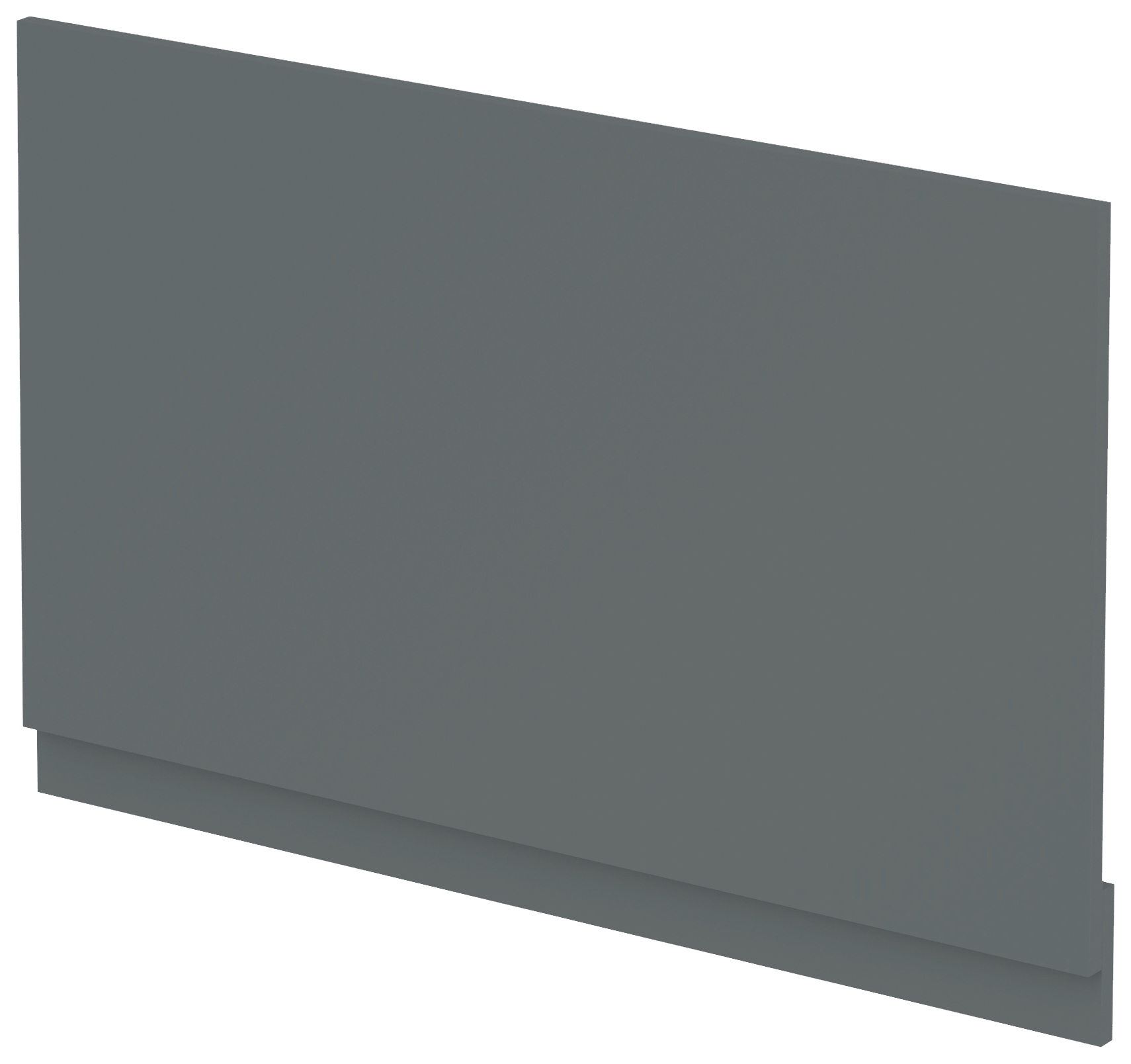 Halite Waterproof Bath End Panel Matt Grey - 900mm
