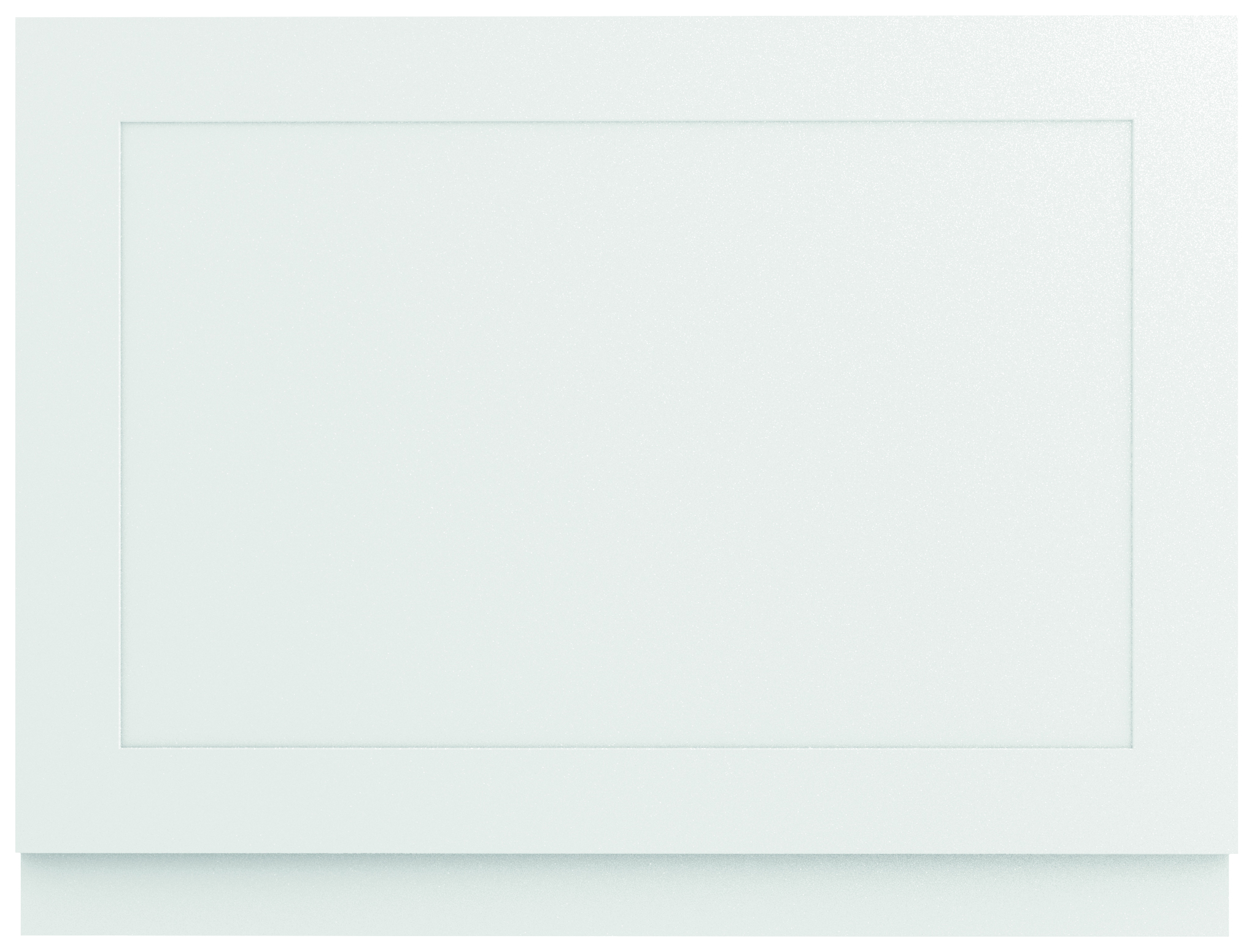 Halite Shaker Style Waterproof Bath End Panel White - 700mm