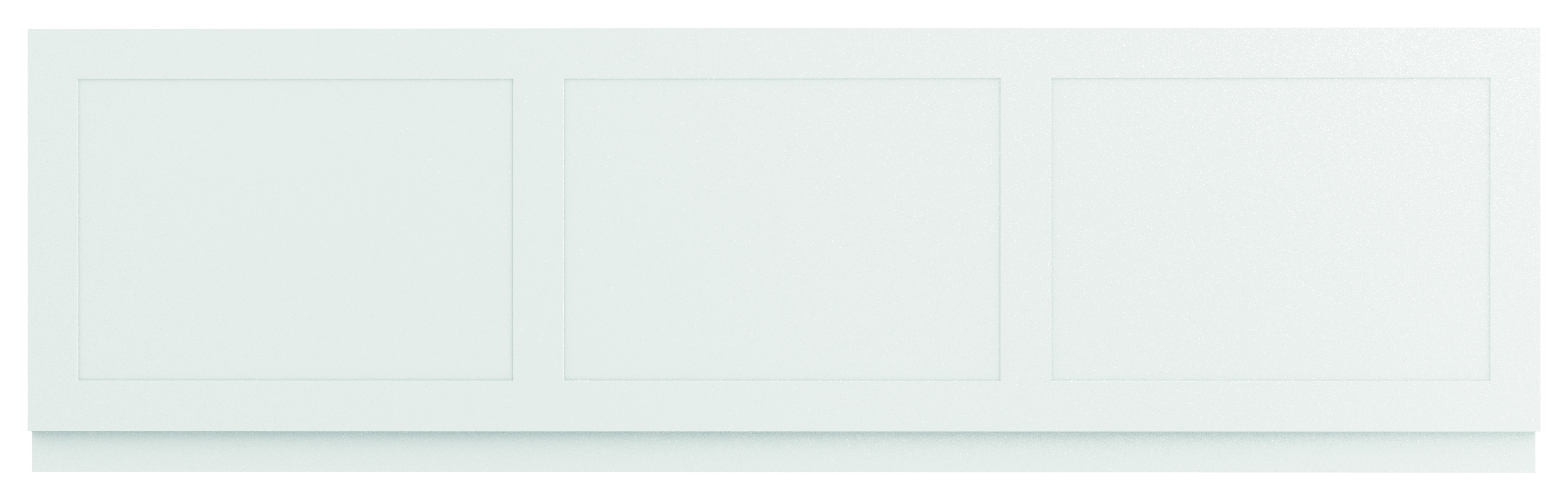 Halite Shaker Style Waterproof Bath Panel White - 1800mm
