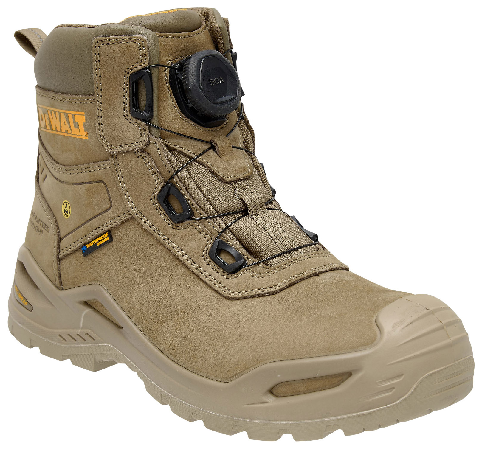 DeWalt Boa Lightweight Boots Stone - Size 6