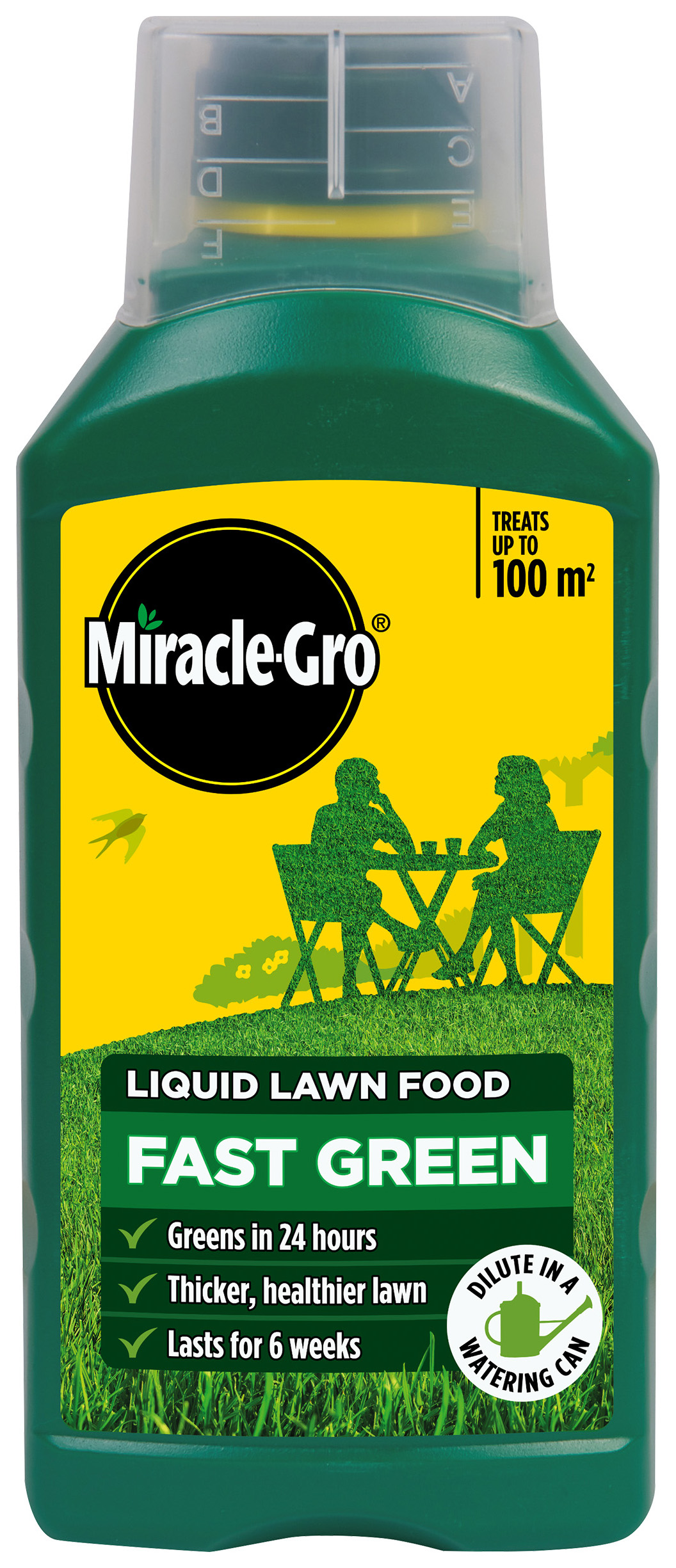 Miracle-Gro Fast Green Liquid Lawn Food - 1L