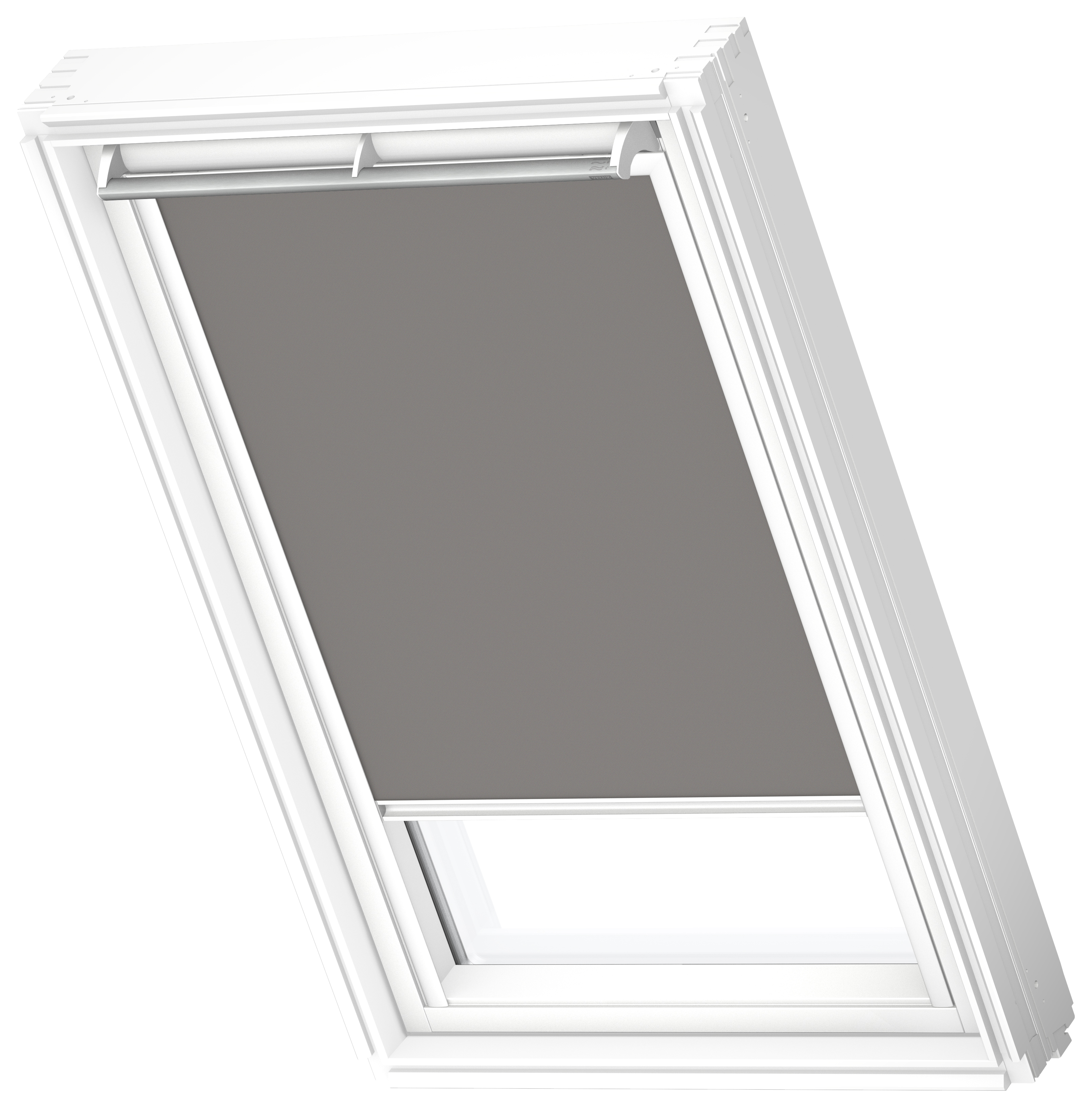 Velux DKL MK04 0705SWL Manual Grey Blackout Blind with White Line - 780 x 978 mm