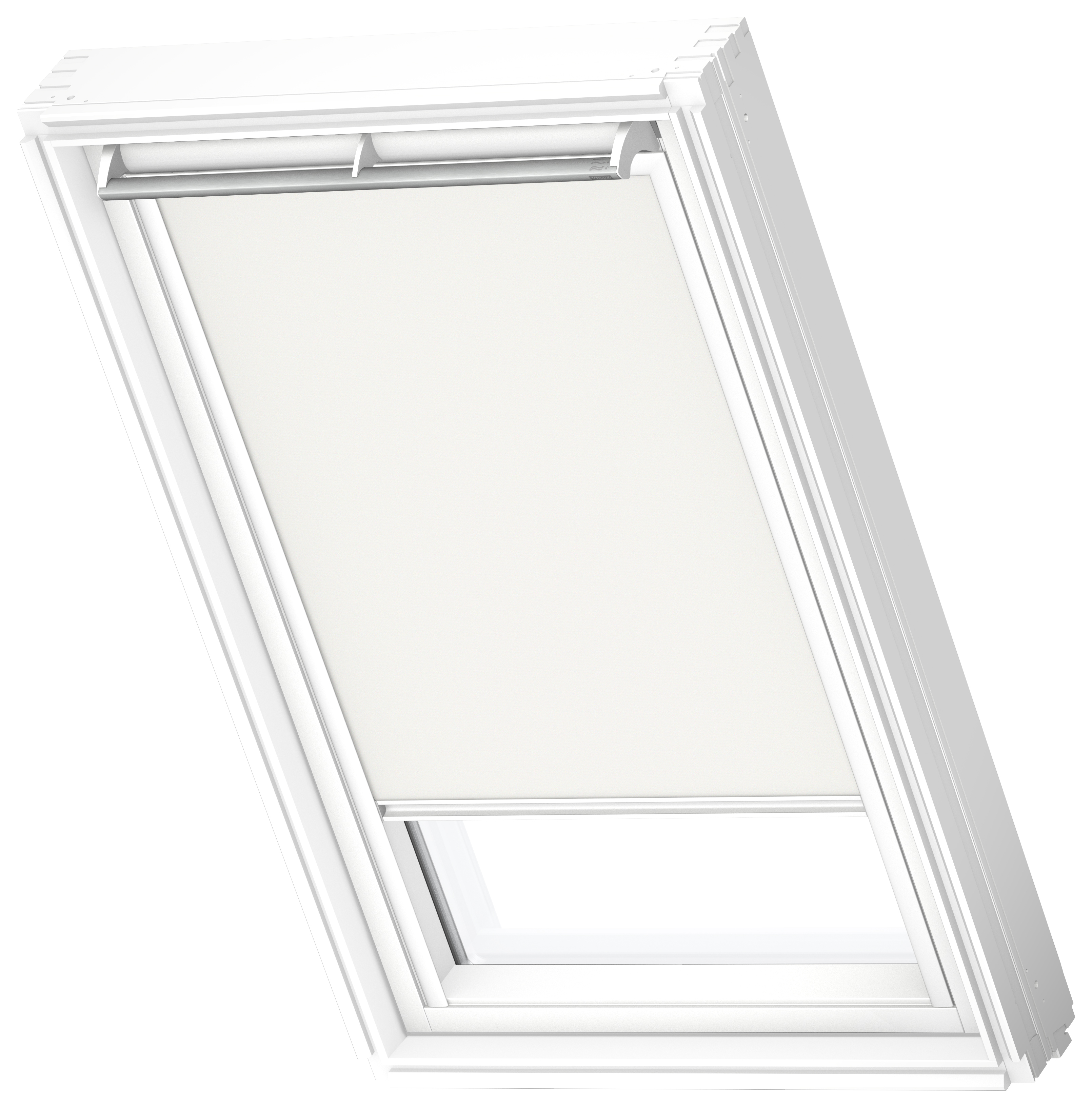 Velux DKL PK04 1025SWL Manual White Blackout Blind with White Line - 942 x 978 mm