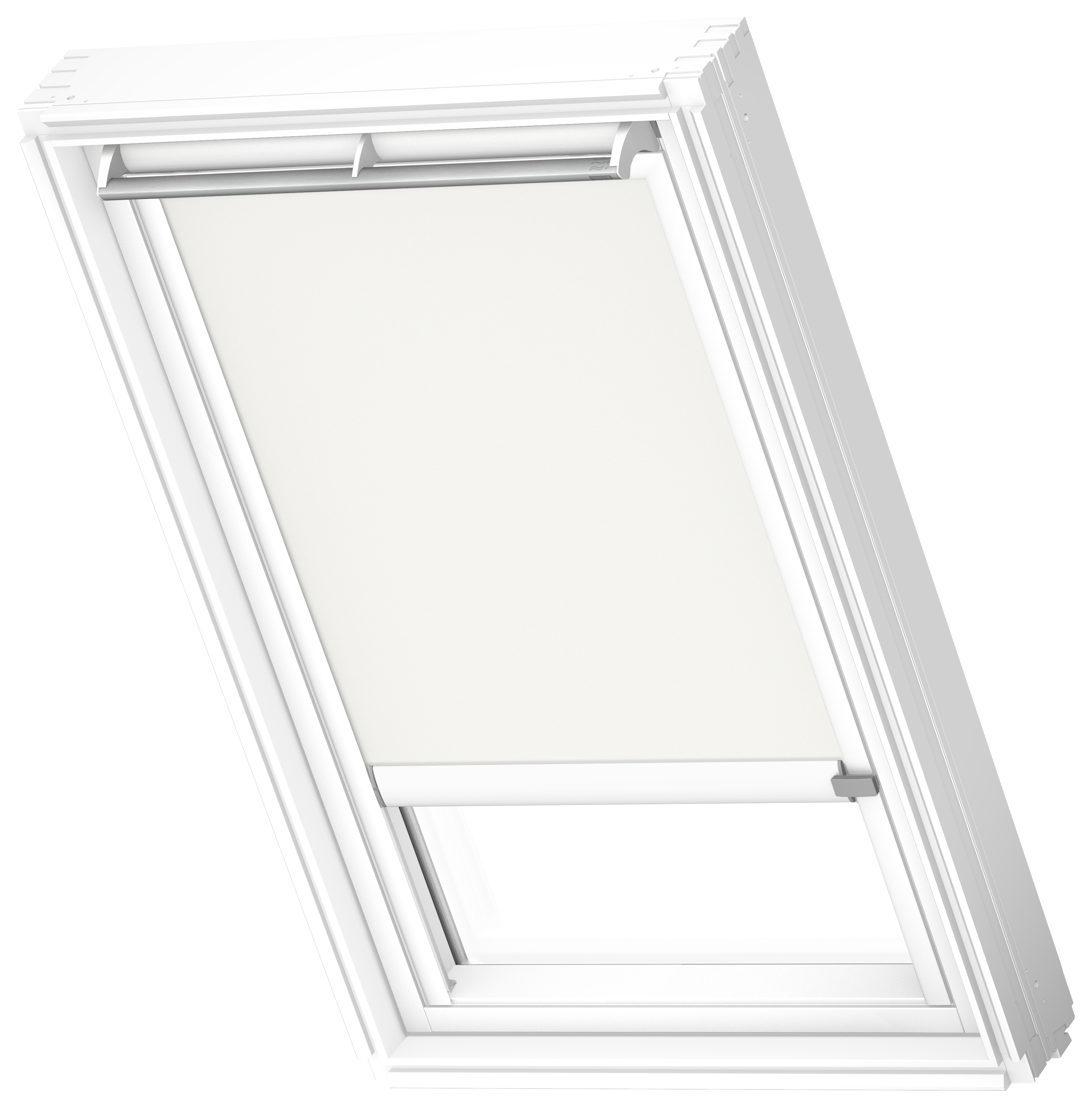 Velux DSL FK06 1025KWL Solar White Blackout Blind with White Line - 660 x 1178 mm