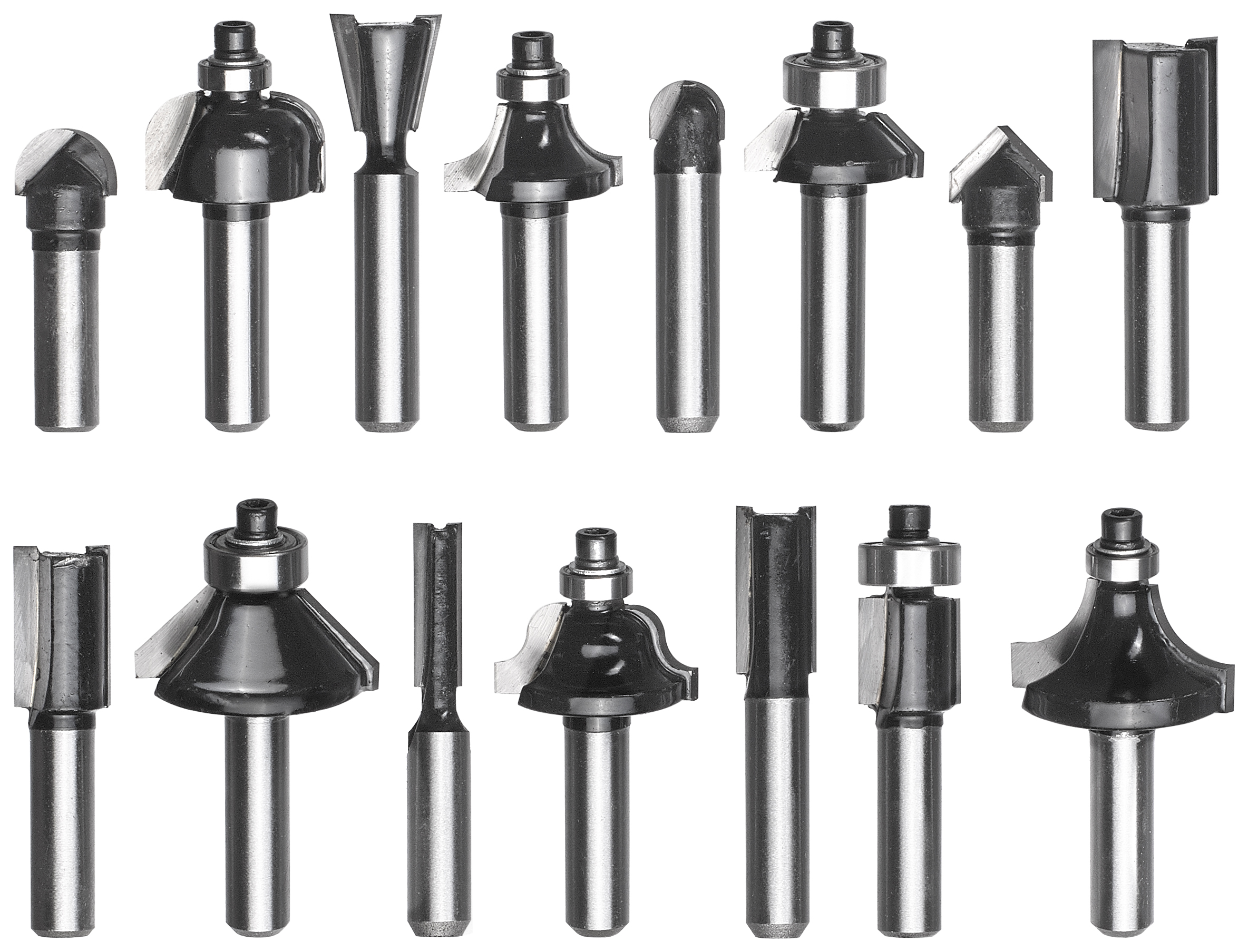 Einhell 15 Piece 8mm Router Bit Set