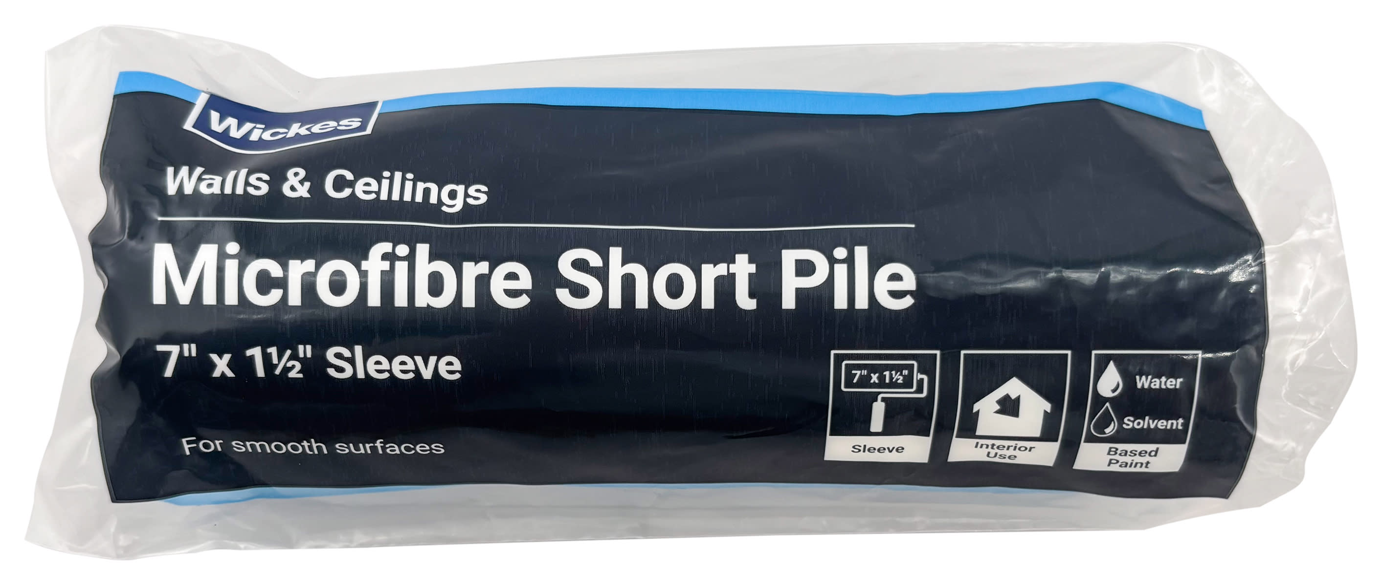 Wickes Short Pile Microfibre Roller Sleeve - 7in