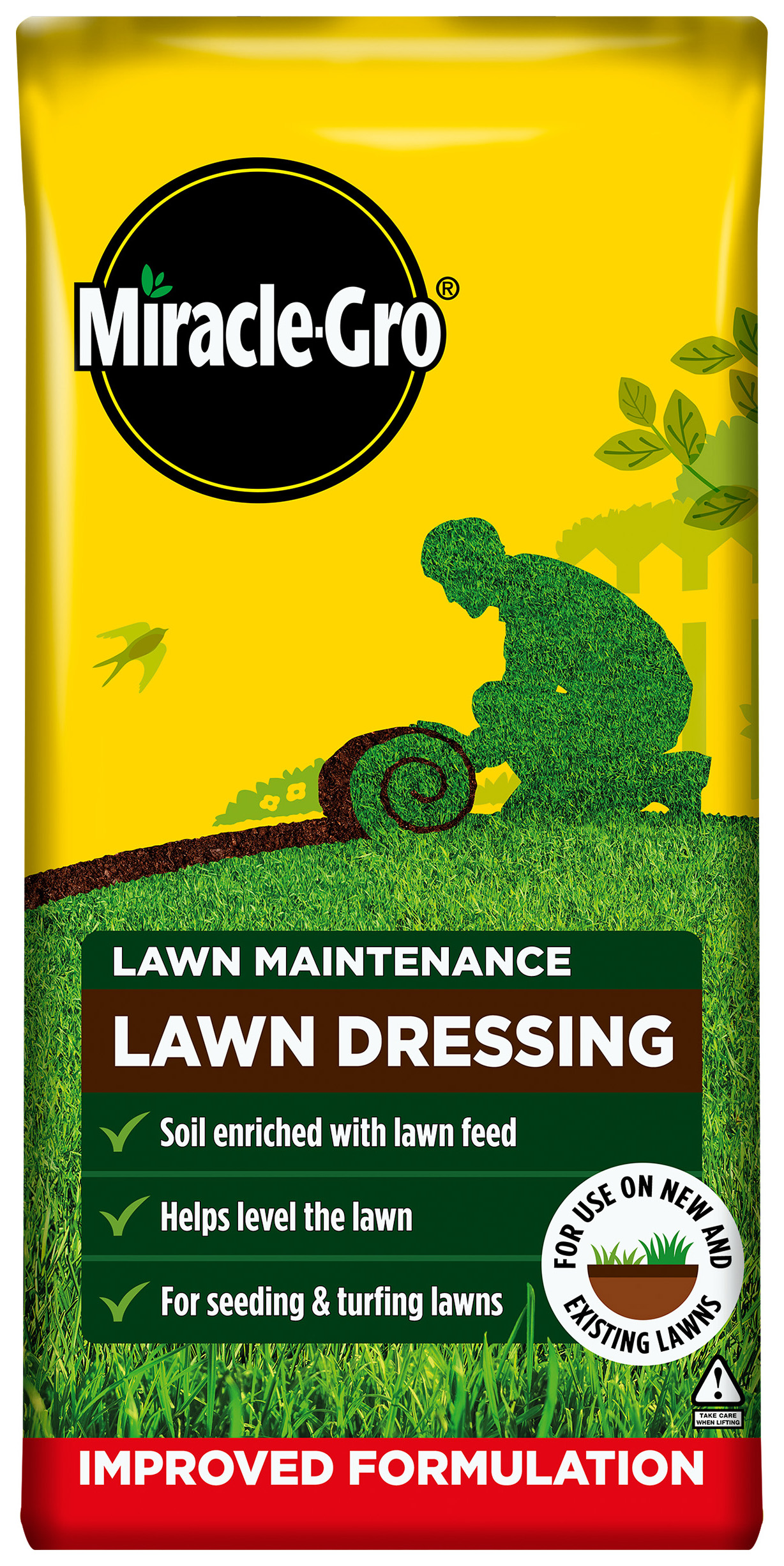 Miracle-Gro Lawn Dressing Enriched Lawn Soil - 25L