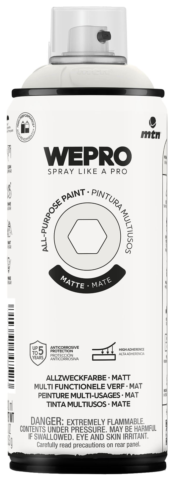 MTN WEPRO All-Purpose Matt Pedraforca Grey Spray Paint - 400ml