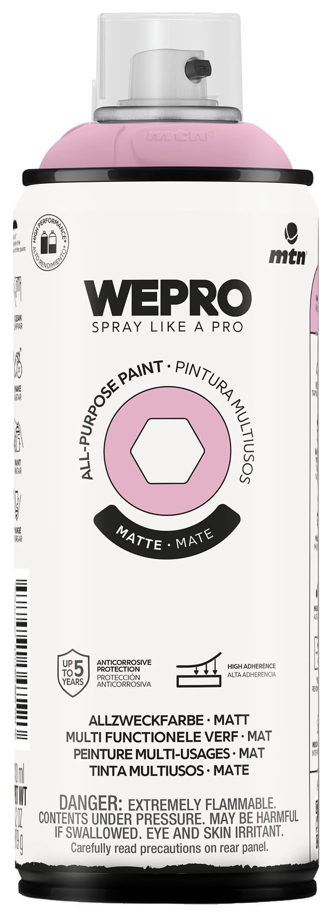MTN WEPRO All-Purpose Matt Spray Paint Sakura Pink - 400ml