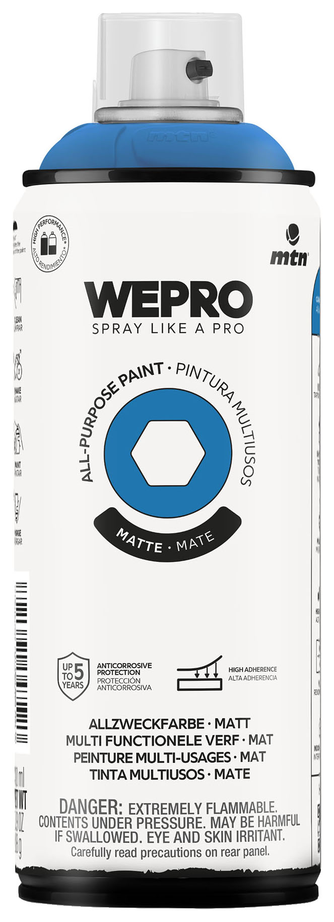 MTN WEPRO All-Purpose Matt Spray Paint Cadaqus Blue - 400ml