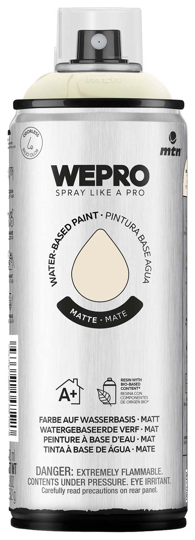 MTN WEPRO Water-Based Matt Spray Paint Montmartre White - 400ml