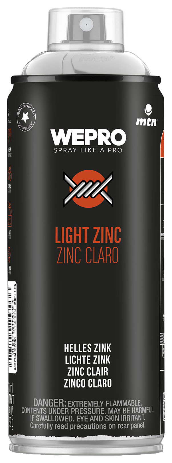 MTN WEPRO Light Zinc Spray Paint - 400ml