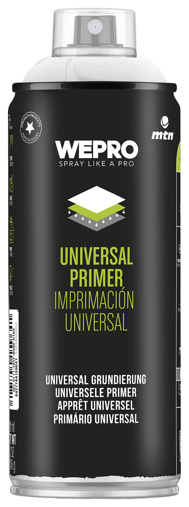 MTN WEPRO Universal Primer Spray Paint White - 400ml