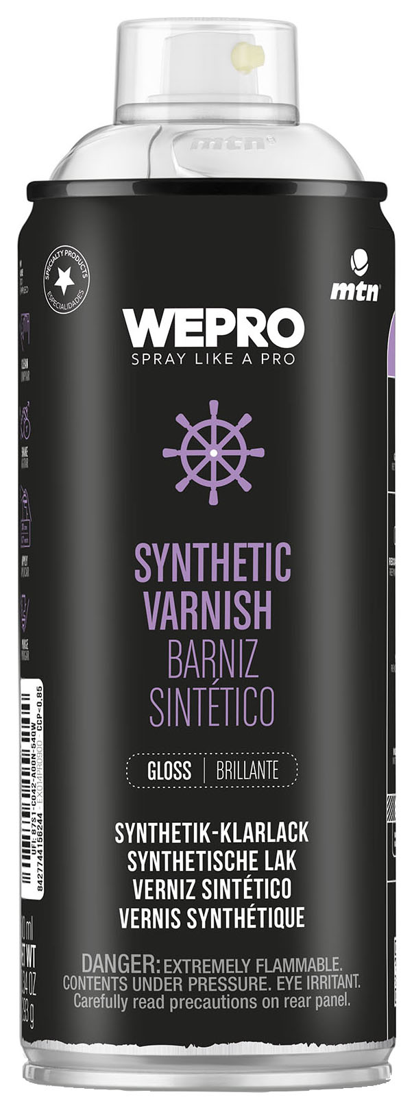 MTN WEPRO Gloss Synthetic Varnish Spray Paint - 400ml