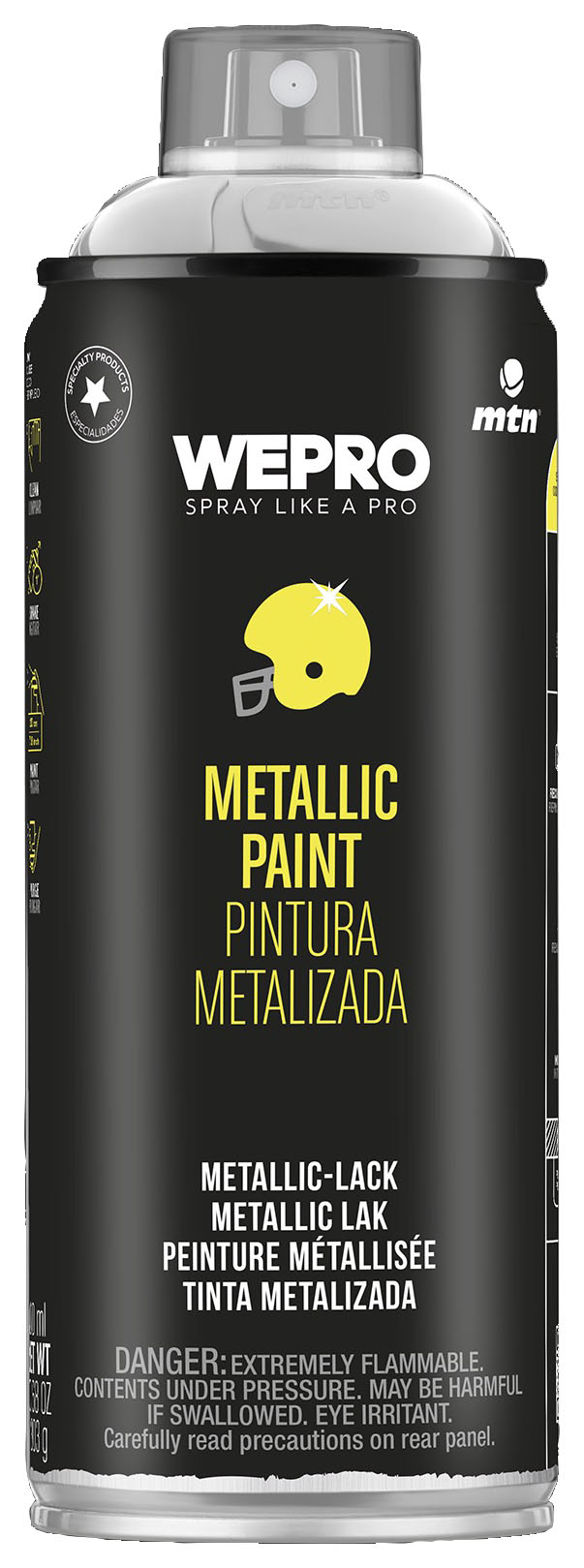 MTN WEPRO Metallic Spray Paint Gold - 400ml RAL1036