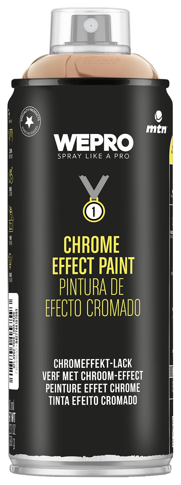 Wepro Chrome Effect Spray Paint Copper - 400ml