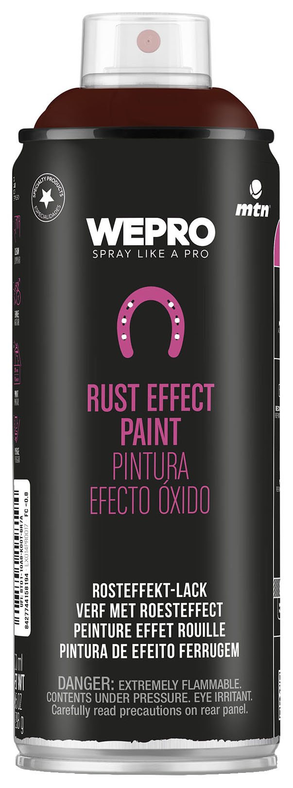 MTN WEPRO Rust Effect Spray Paint Red - 400ml