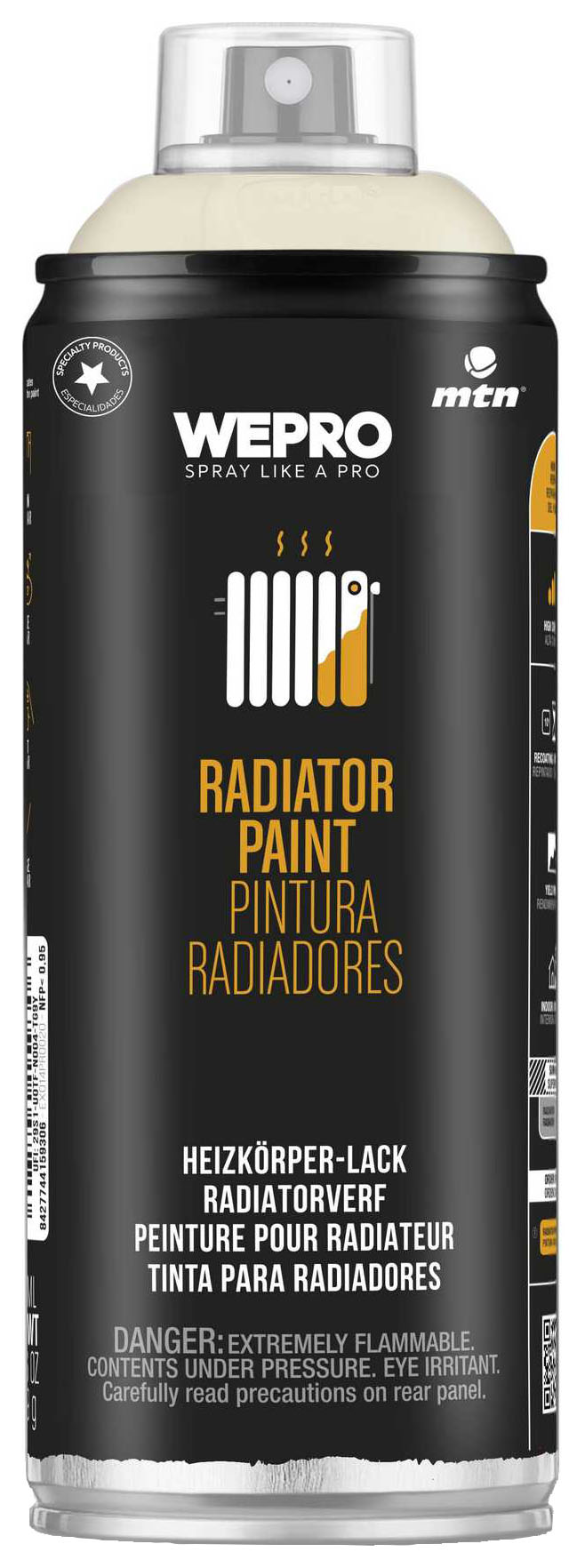 MTN WEPRO Radiator Spray Paint Gloss White - 400ml