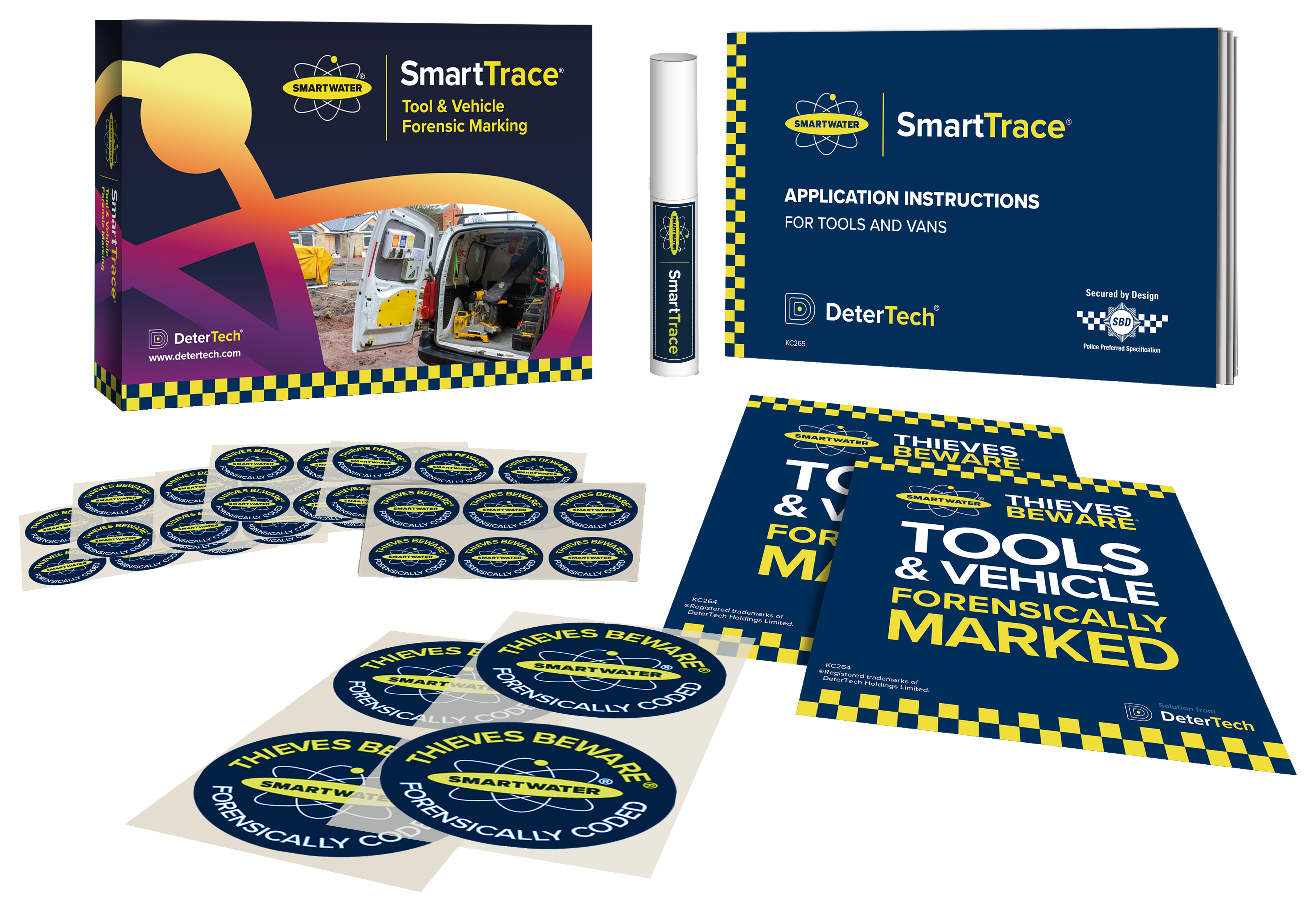 SmartTrace Tool & Vehicle Forensic Marking Pack