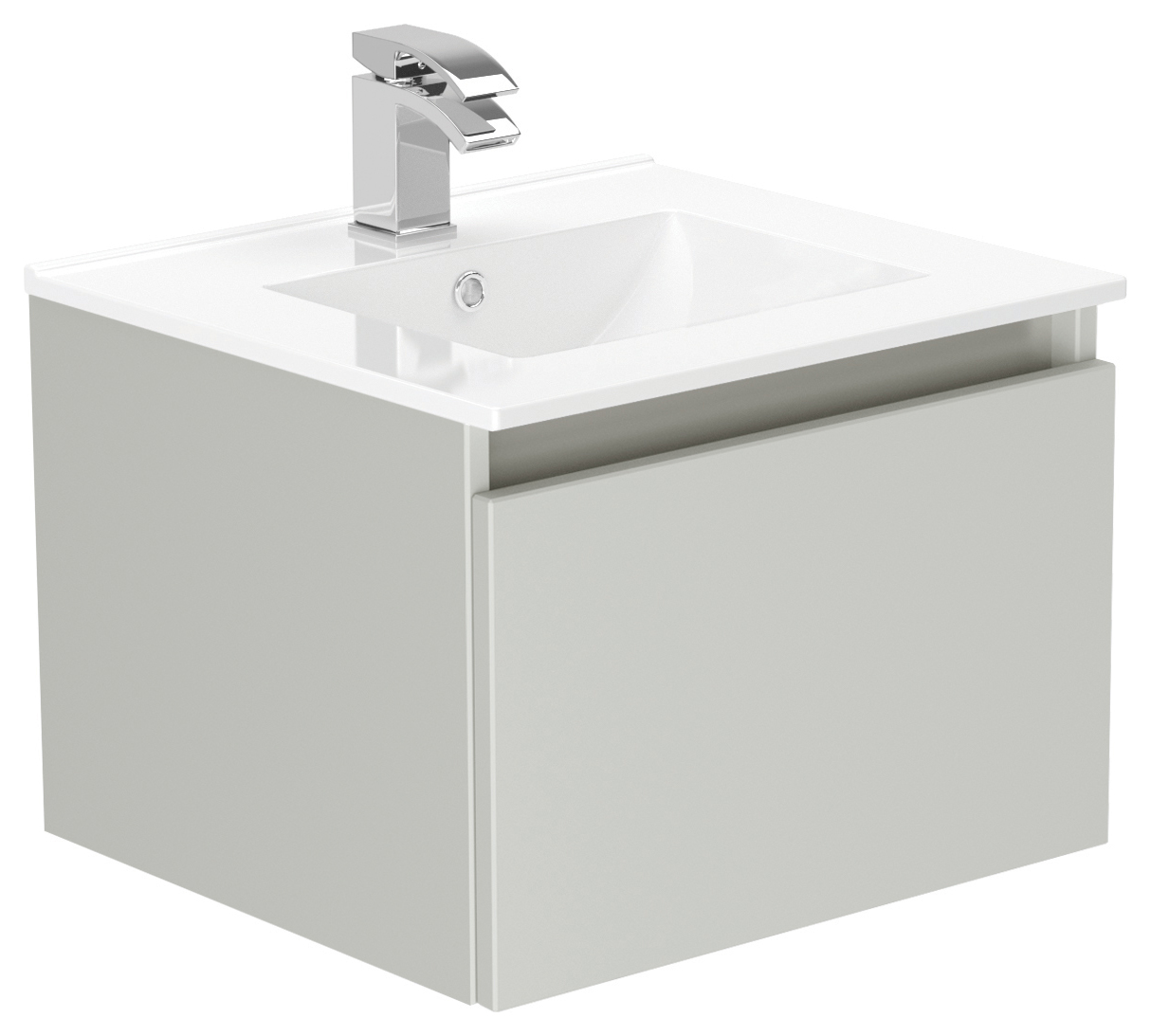 Newland Pearl Basin Unit Single Drawer Suspended - 500mm