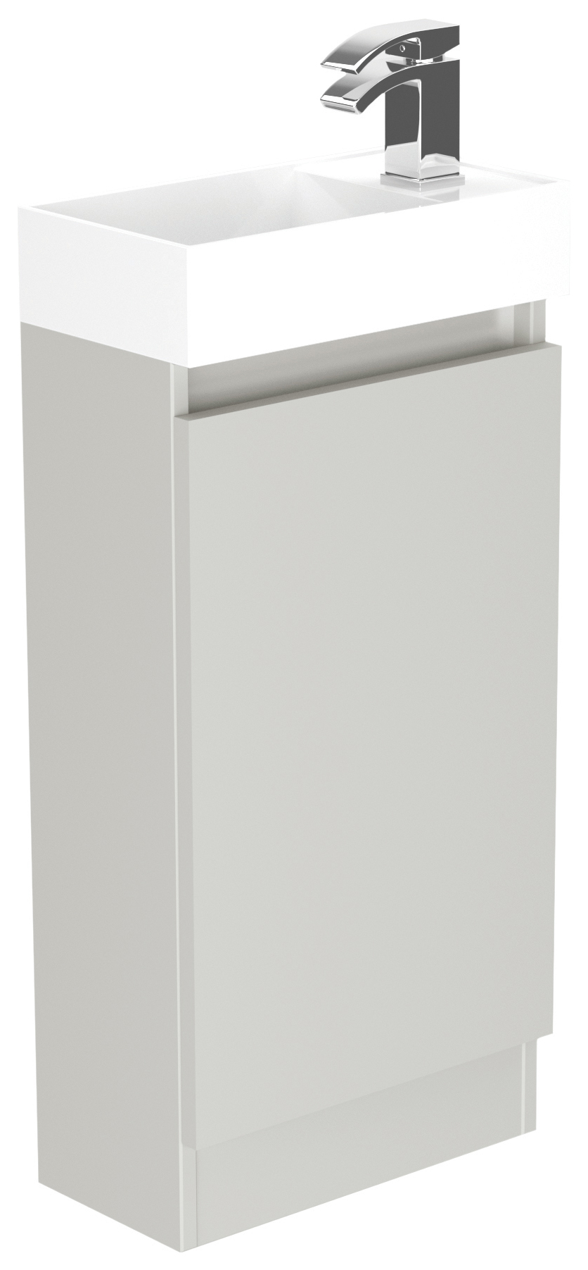 Newland Pearl Basin Cloakroom Unit - 400mm