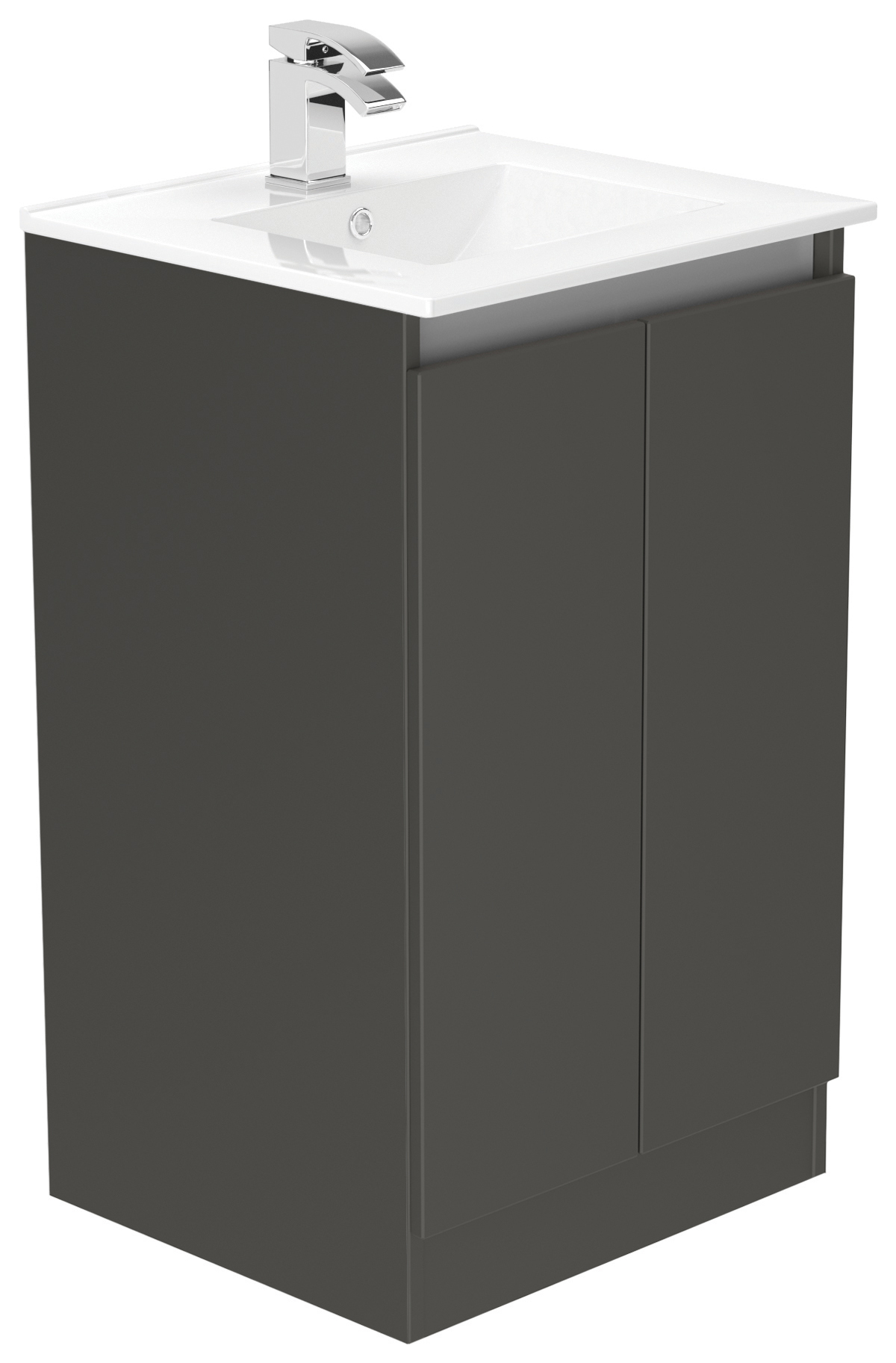 Newland Midnight Mist Basin Floorstanding Unit - 500mm