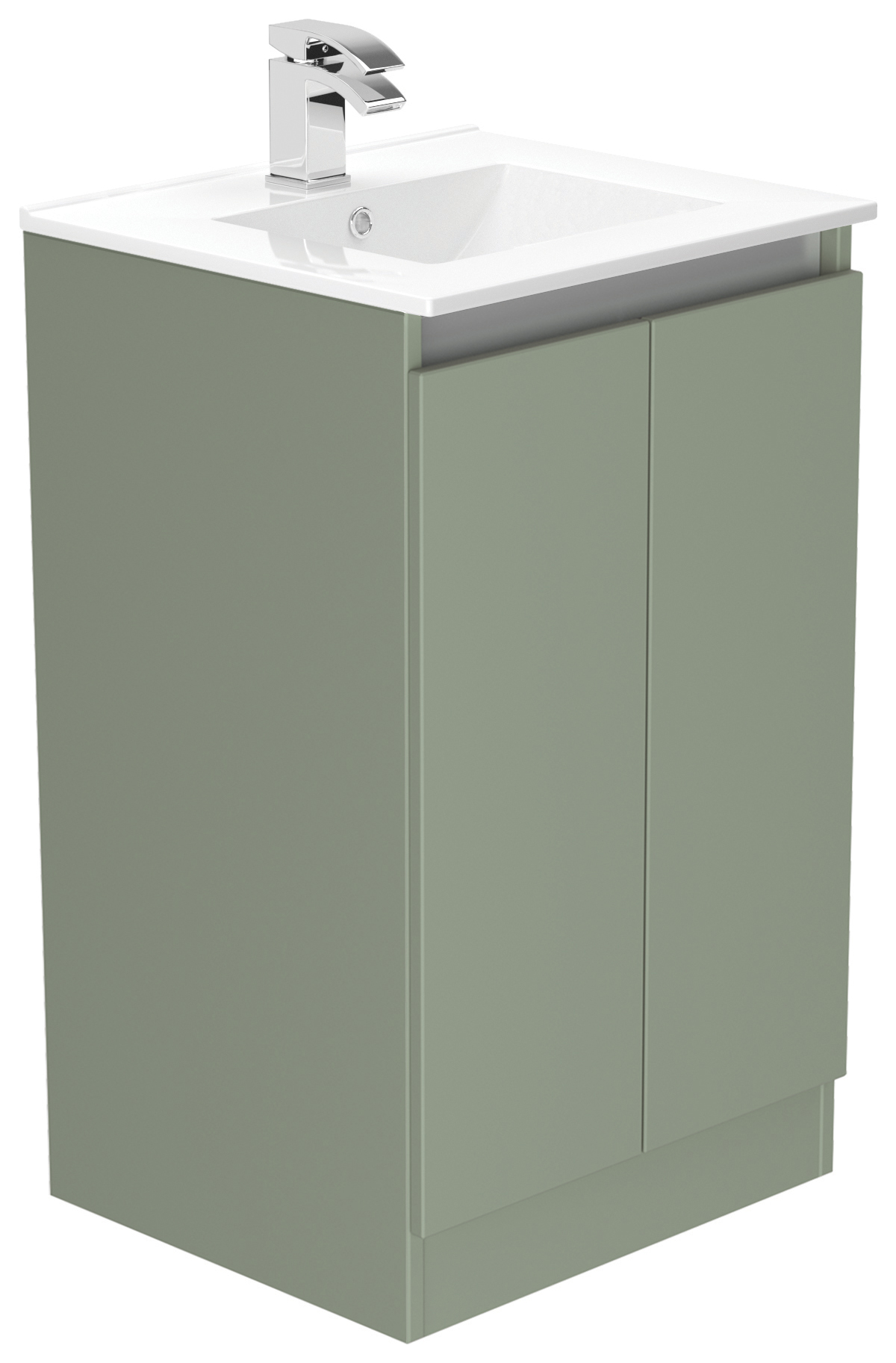 Newland Sage Green Basin Floorstanding Unit - 500mm