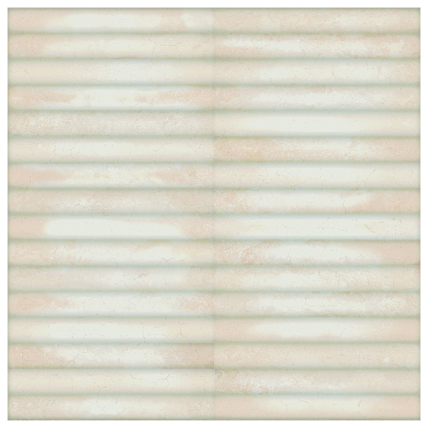 Wickes Boutique Mila Linear Pearl Gloss Ceramic Wall Tile - Cut Sample