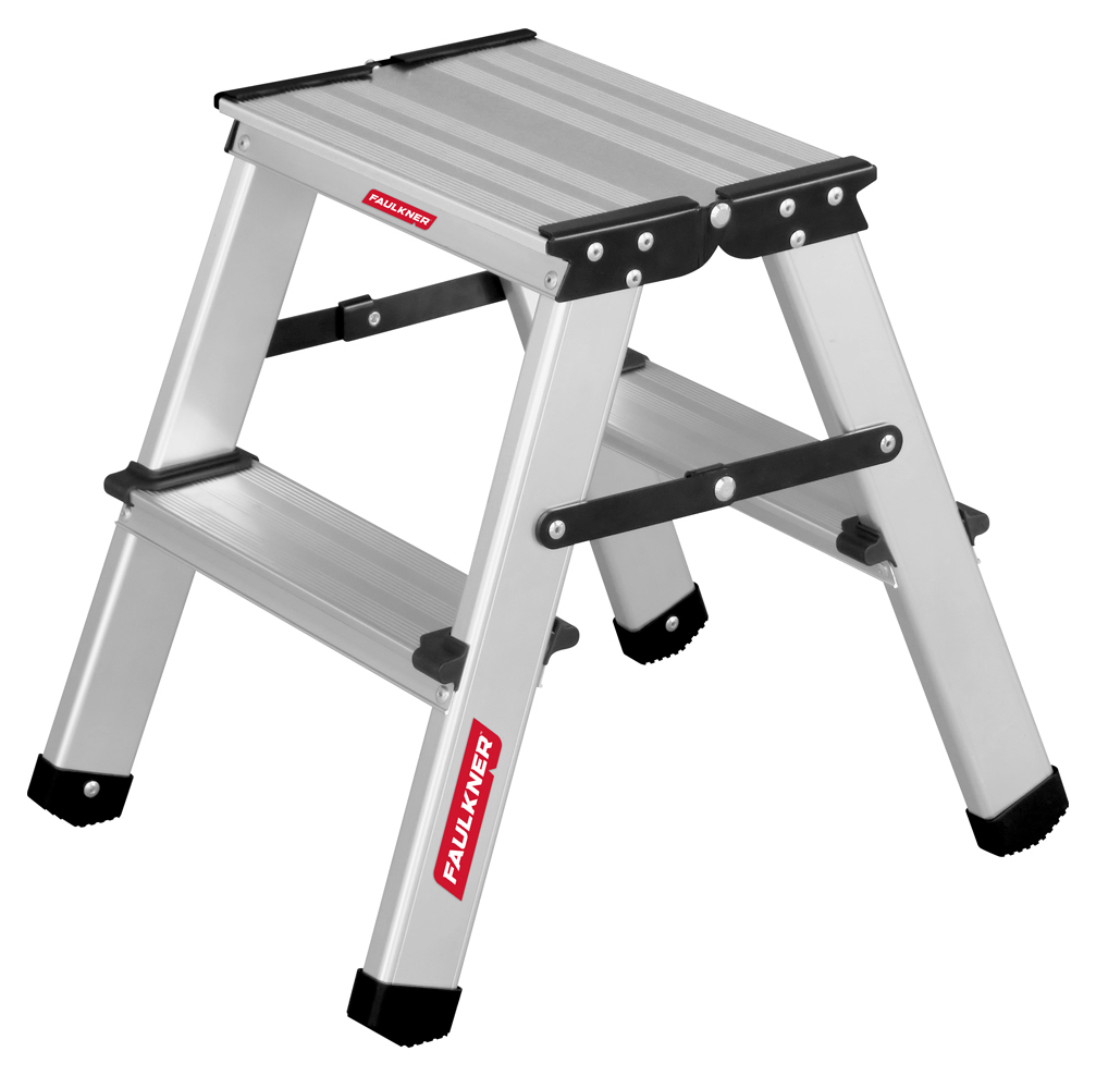 Faulkner 2 Step Double Sided Step Ladder