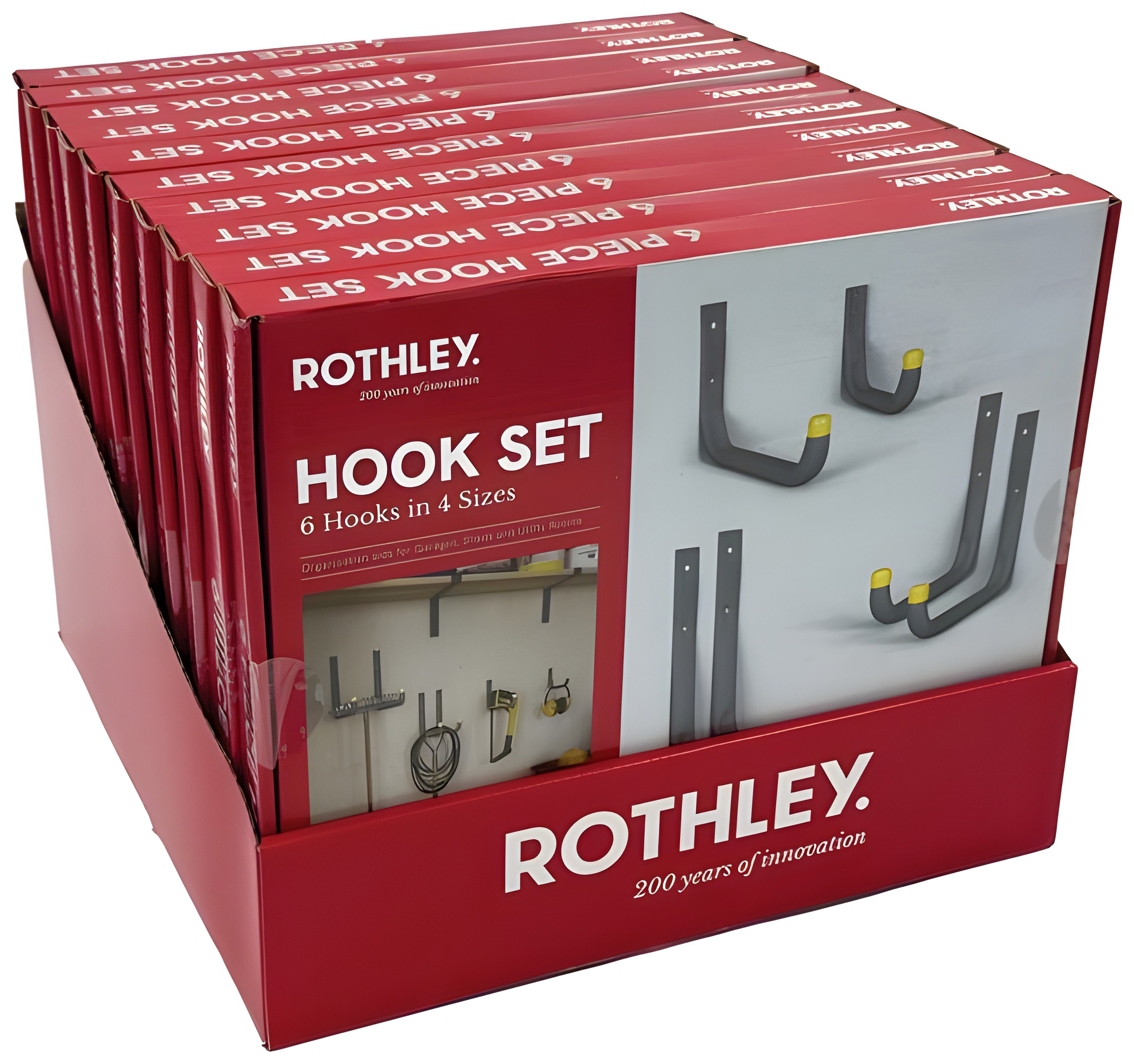 Wickes Multipurpose Hooks - Pack of 6