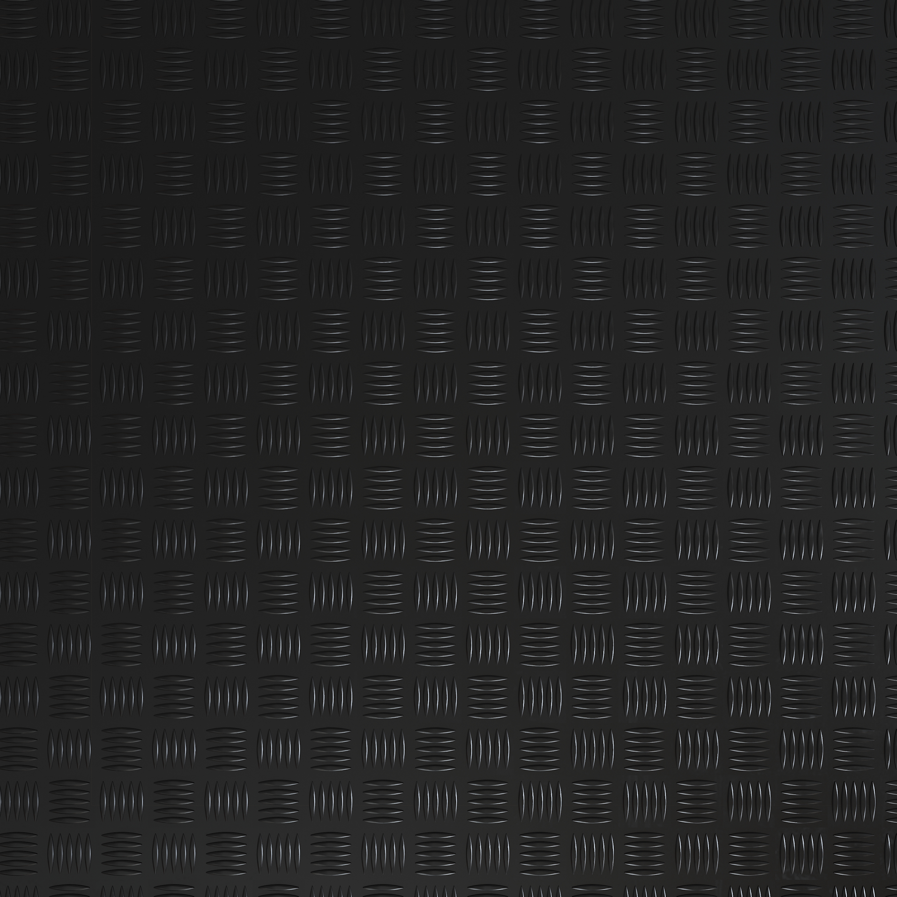 Rothley Matt Black Checker Plate Sheet - 250 x 500 x 1.5mm