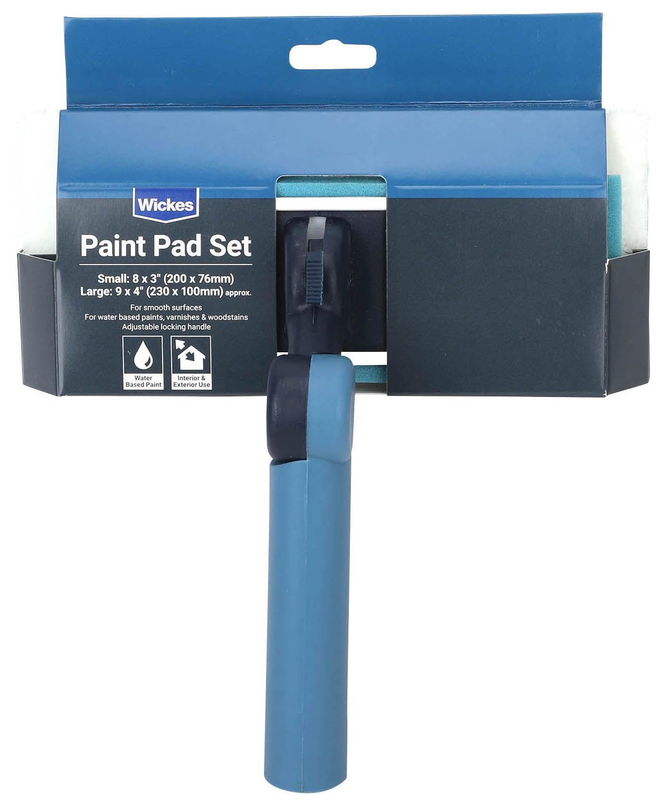 Wickes Paint Pad Set With Adjustable Handle