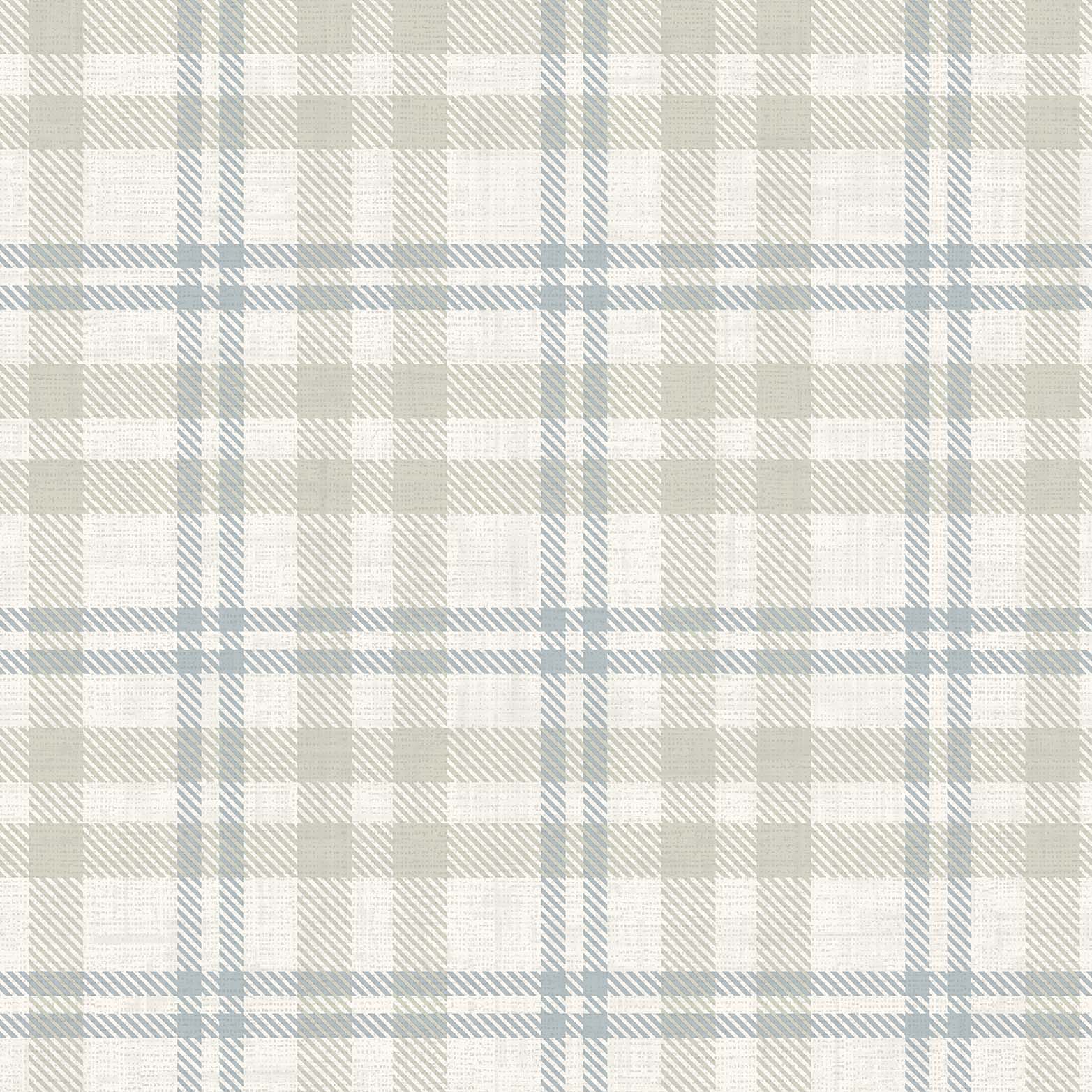 Arthouse Countryside Check Natural Wallpaper - 10.05m x 53cm