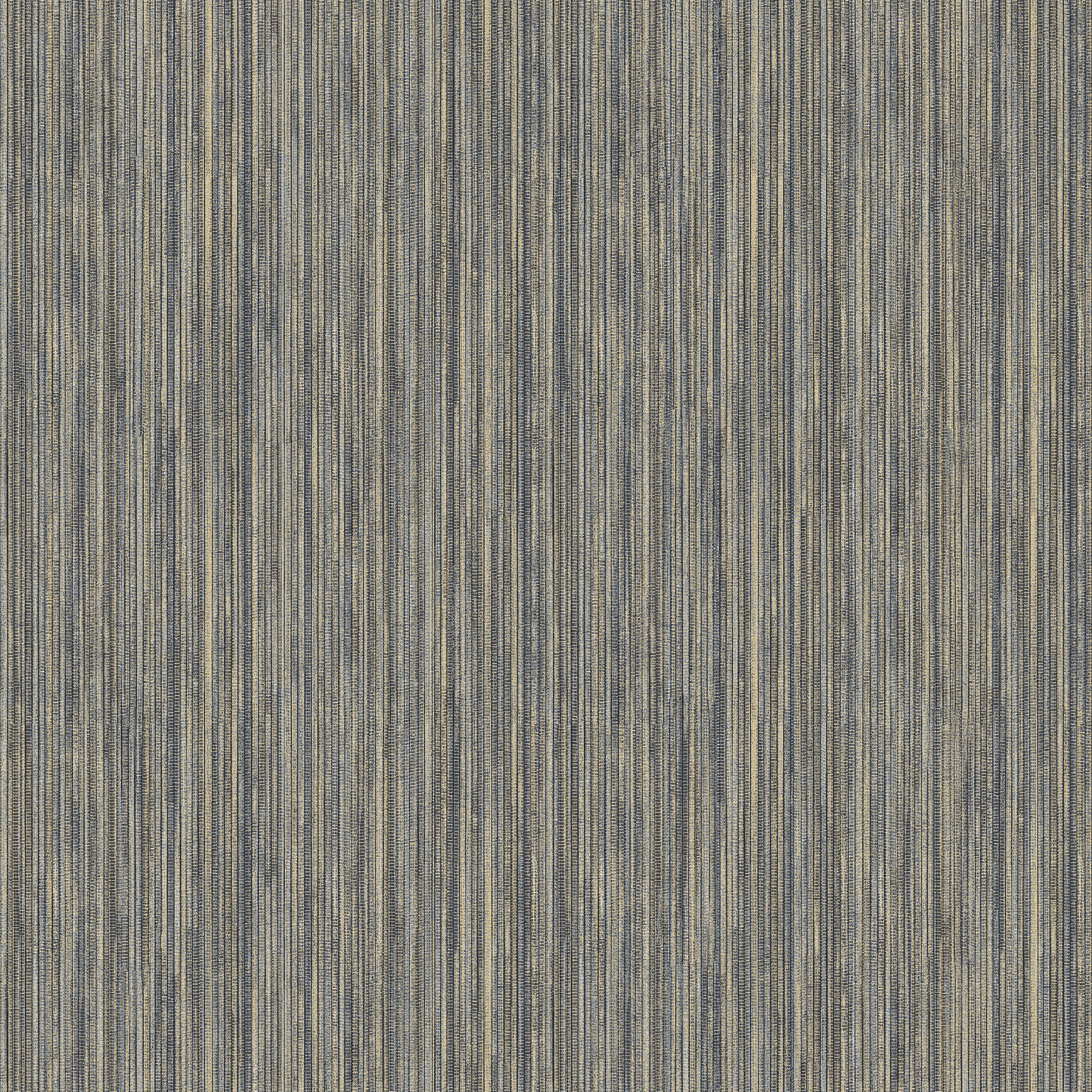 Arthouse Japandi Grasscloth Navy Gold Wallpaper - 10.05m x 53cm