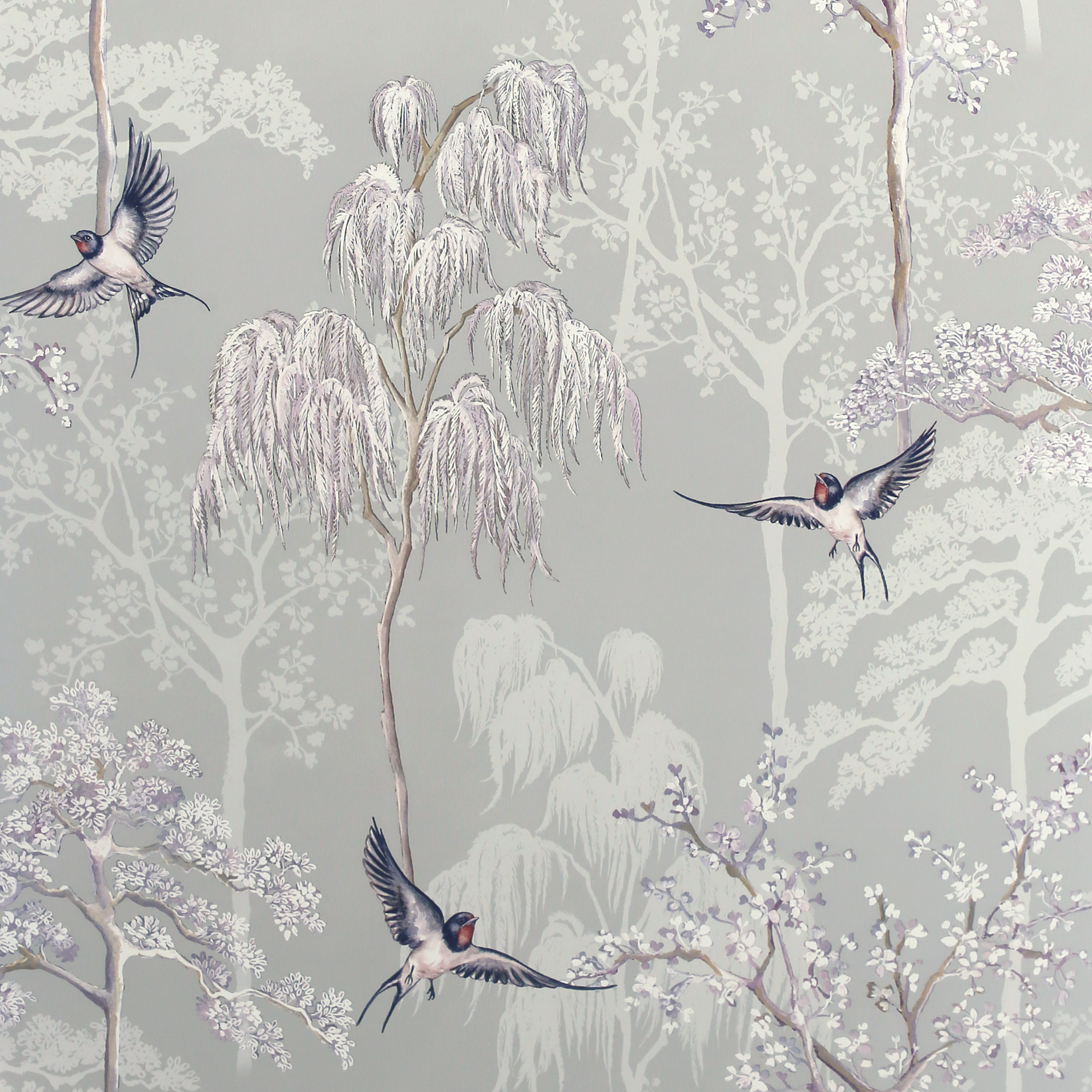 Arthouse Japanese Garden Grey Wallpaper - 10.05m x 53cm
