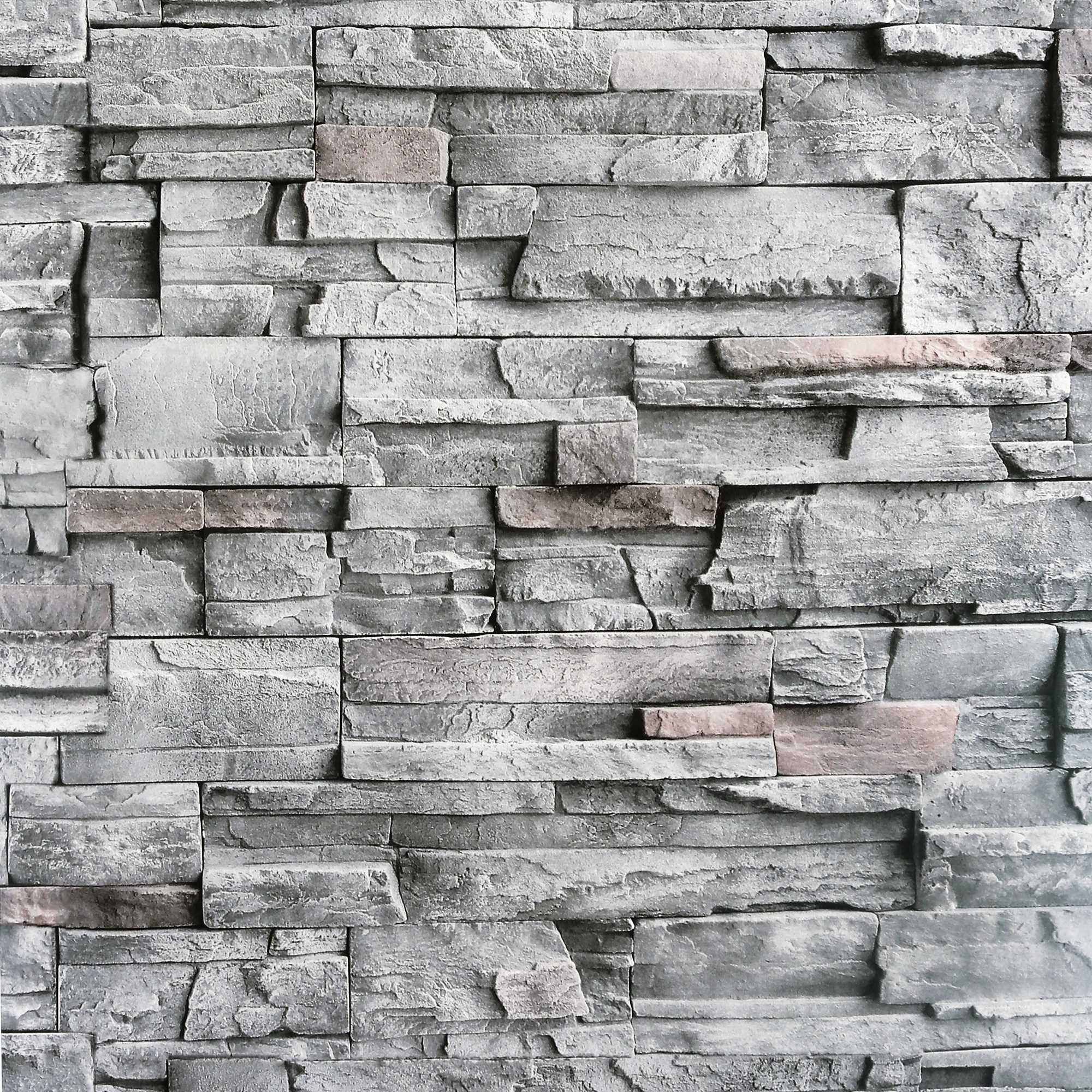 Arthouse Slate Wall Grey Wallpaper - 10.05m x 53cm