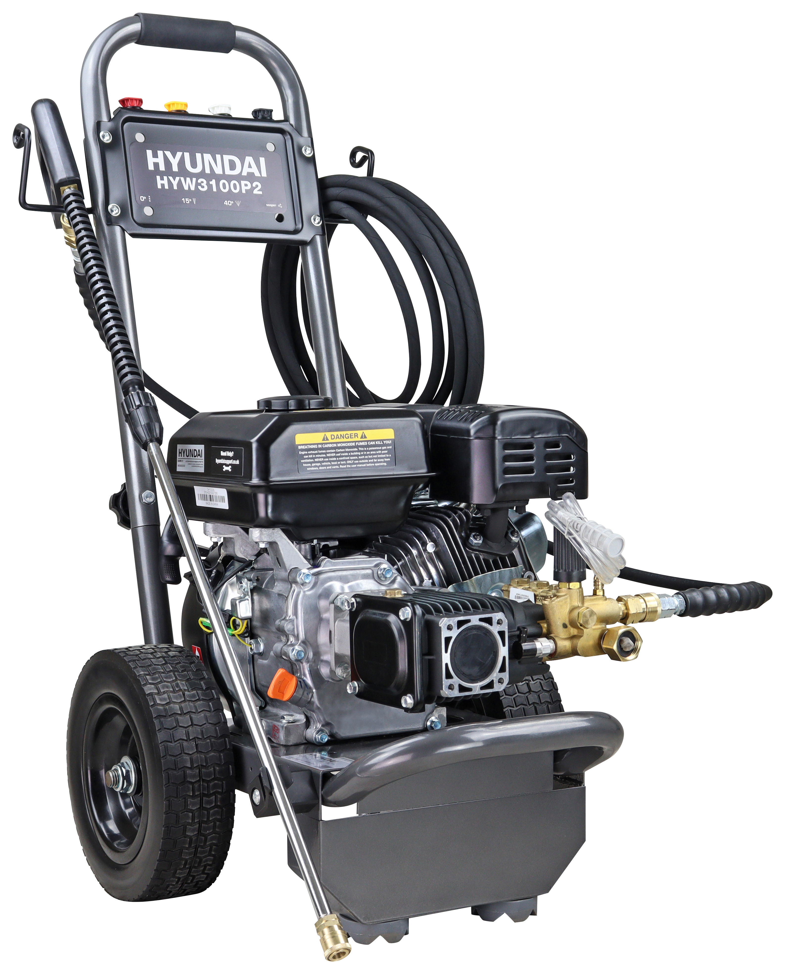 Hyundai 212cc / 4-Stroke, 3100psi AR Pump Hyundai Petrol Pressure Washer