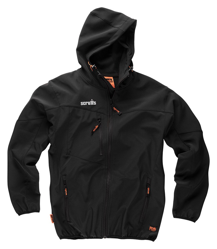 Scruffs Worker Black Softshell Jacket