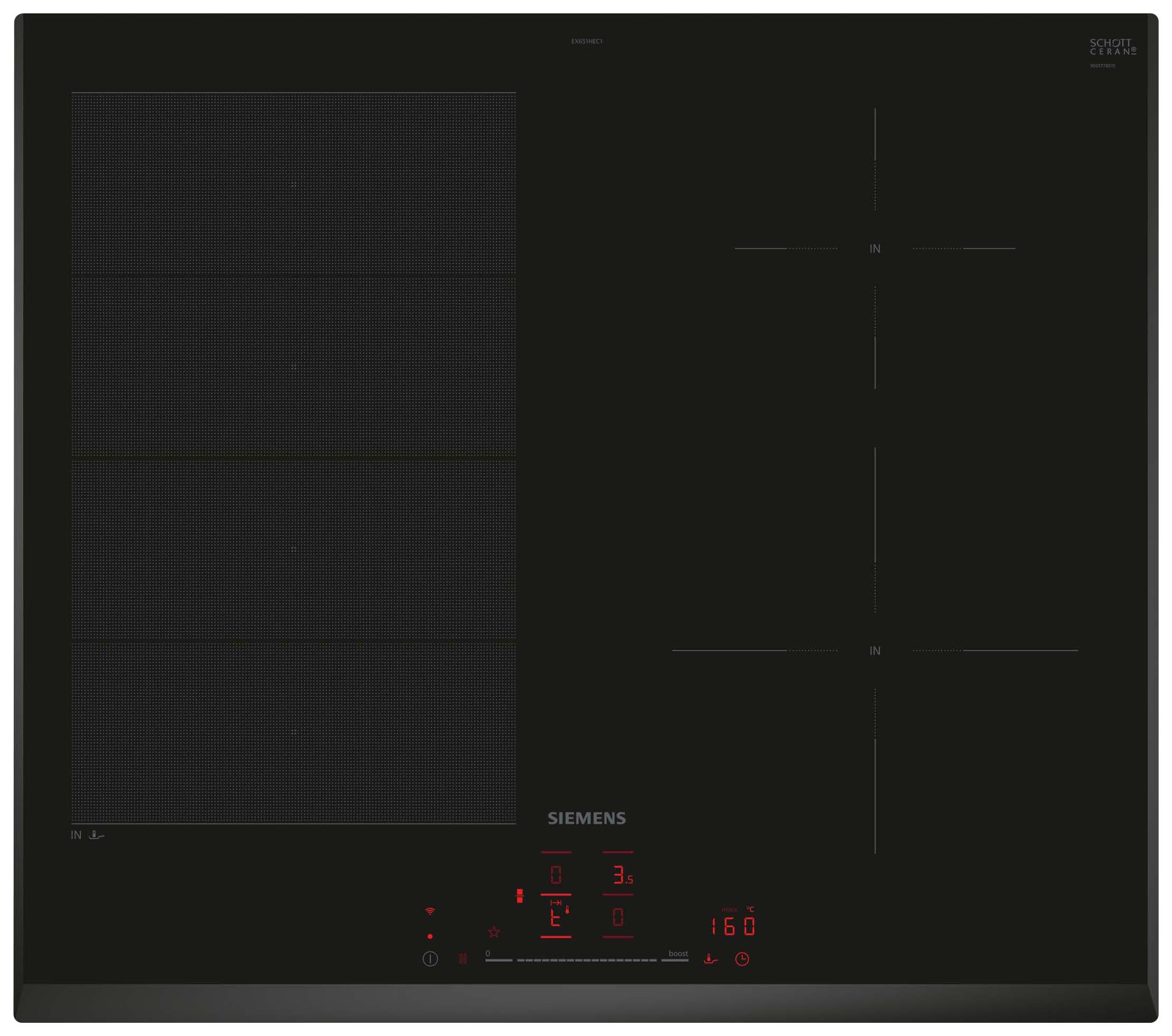 Siemens iQ700 EX651HEC1E 60cm Induction hob - Black